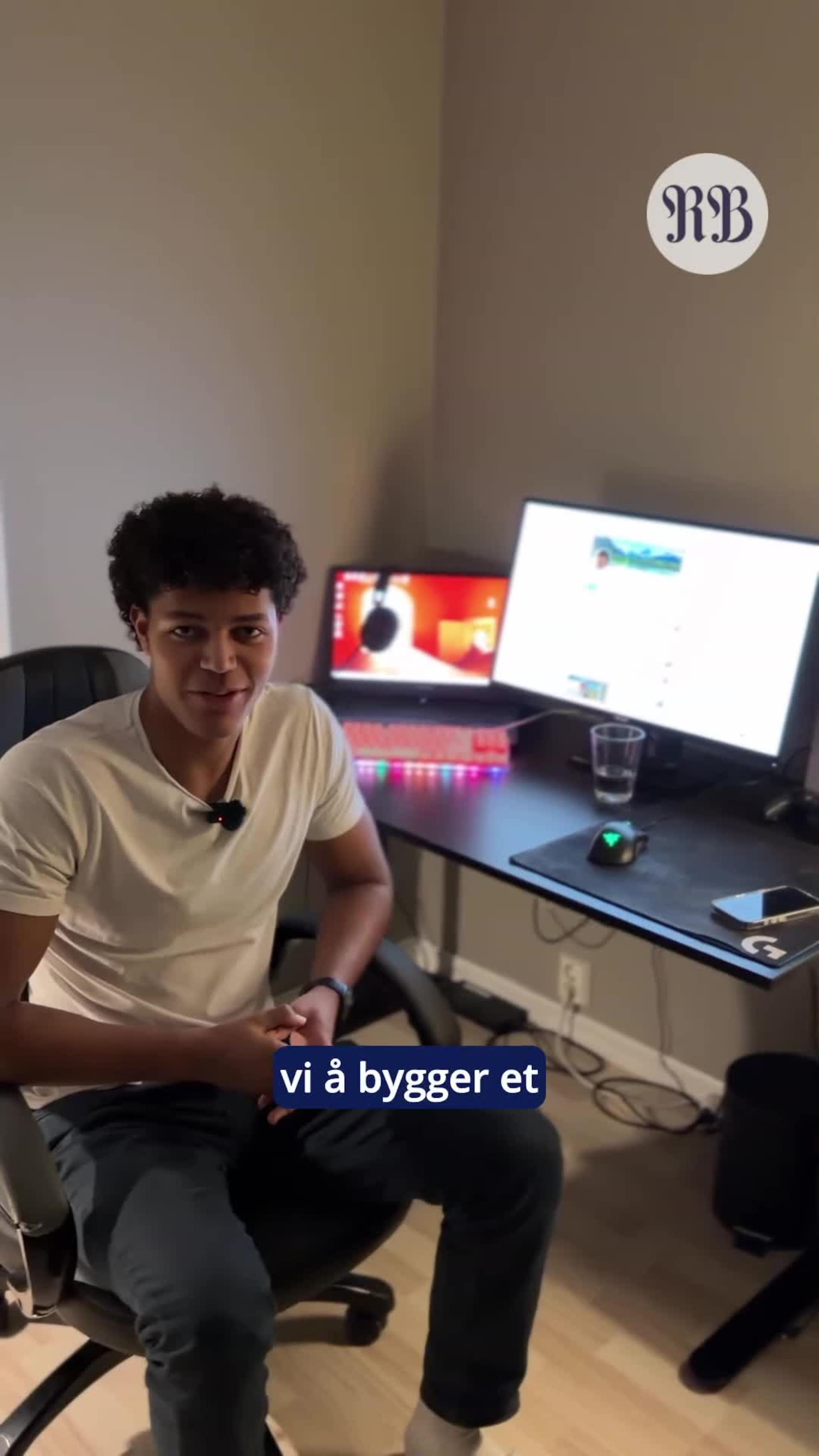 Bygger bedrift fra soverommet