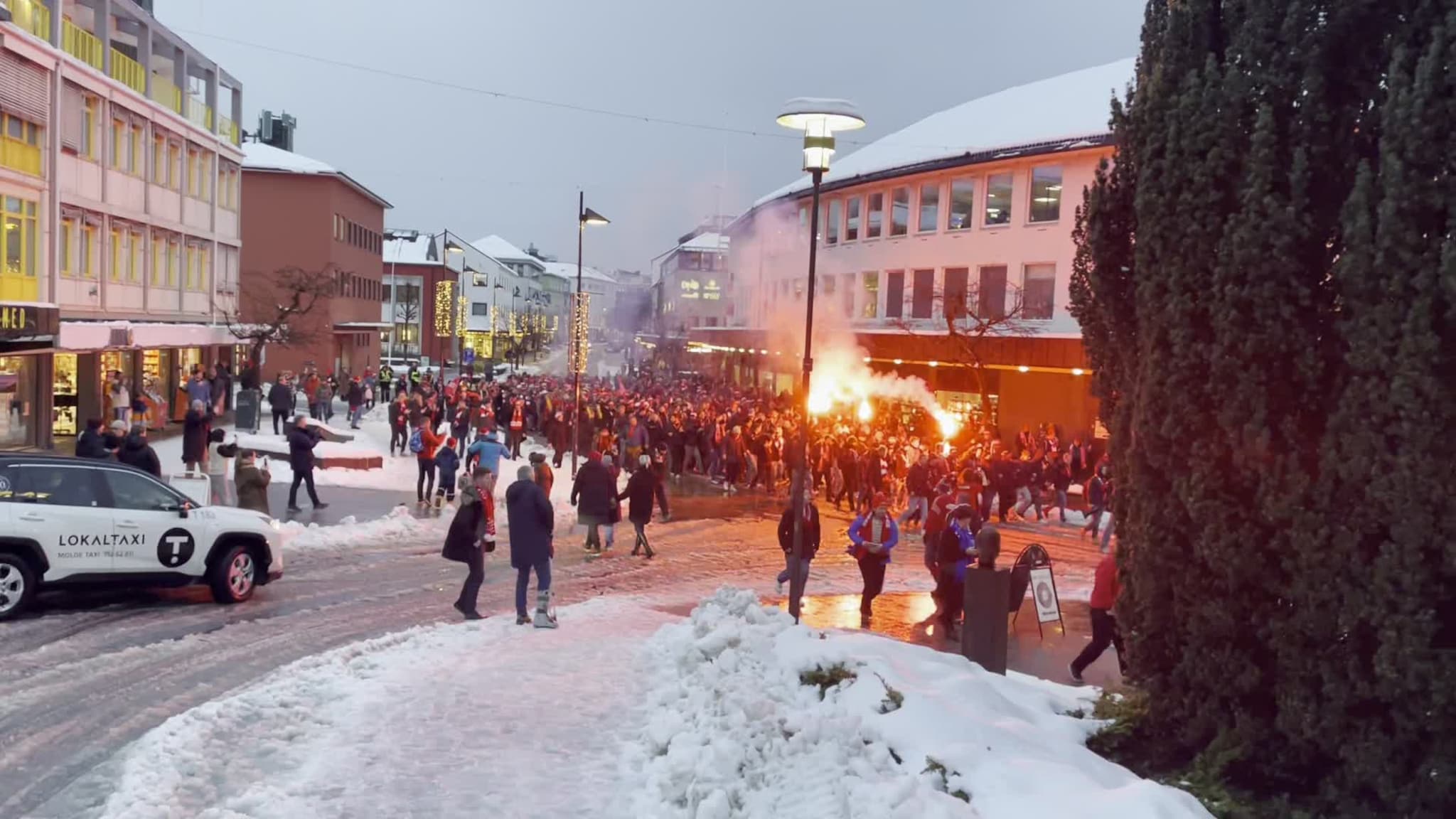 Brann-tog i Molde