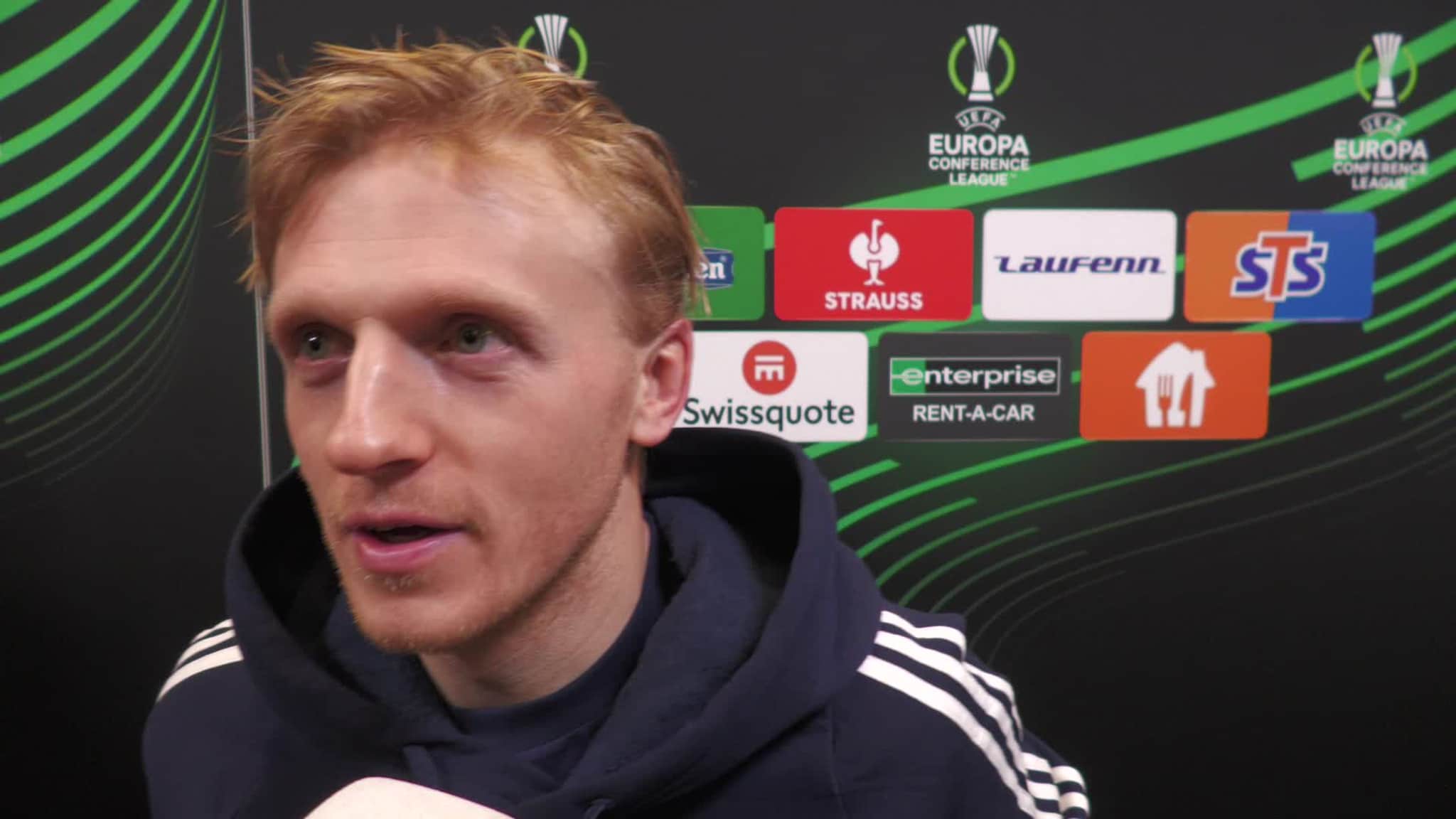 Mats Møller Dæhli og Magnus Wolff Eikrem etter seieren mot Legia.
