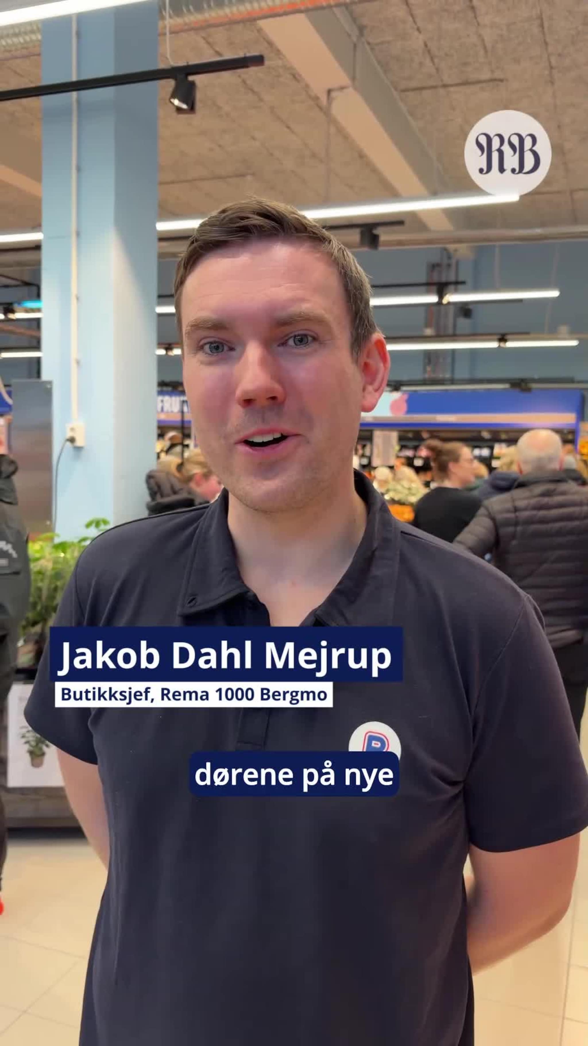 Åpning av ny Rema 1000 butikk