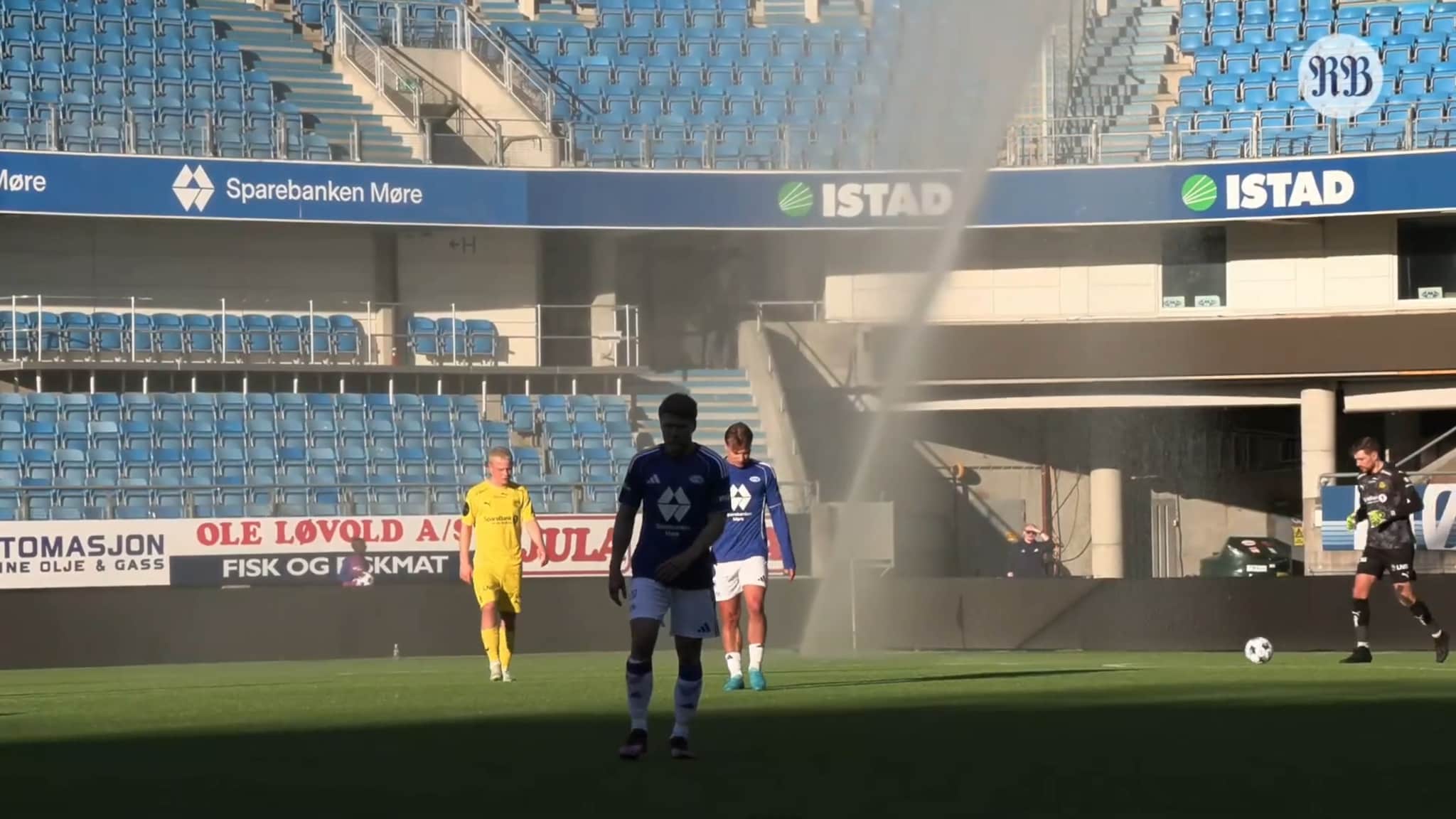 Her vannes det før pause