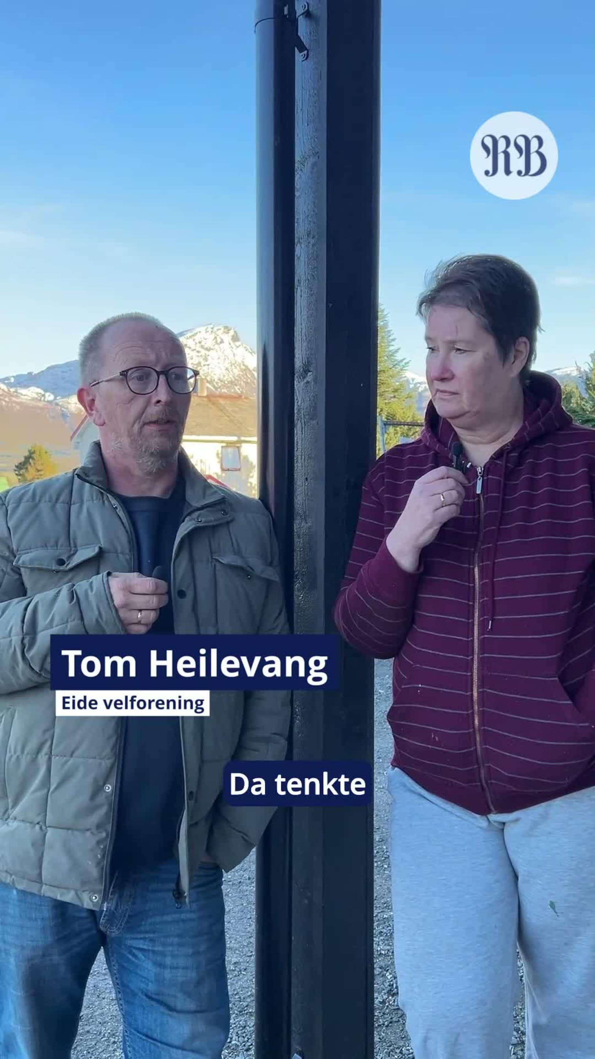 Slik ser det ut etter brannen på Eide