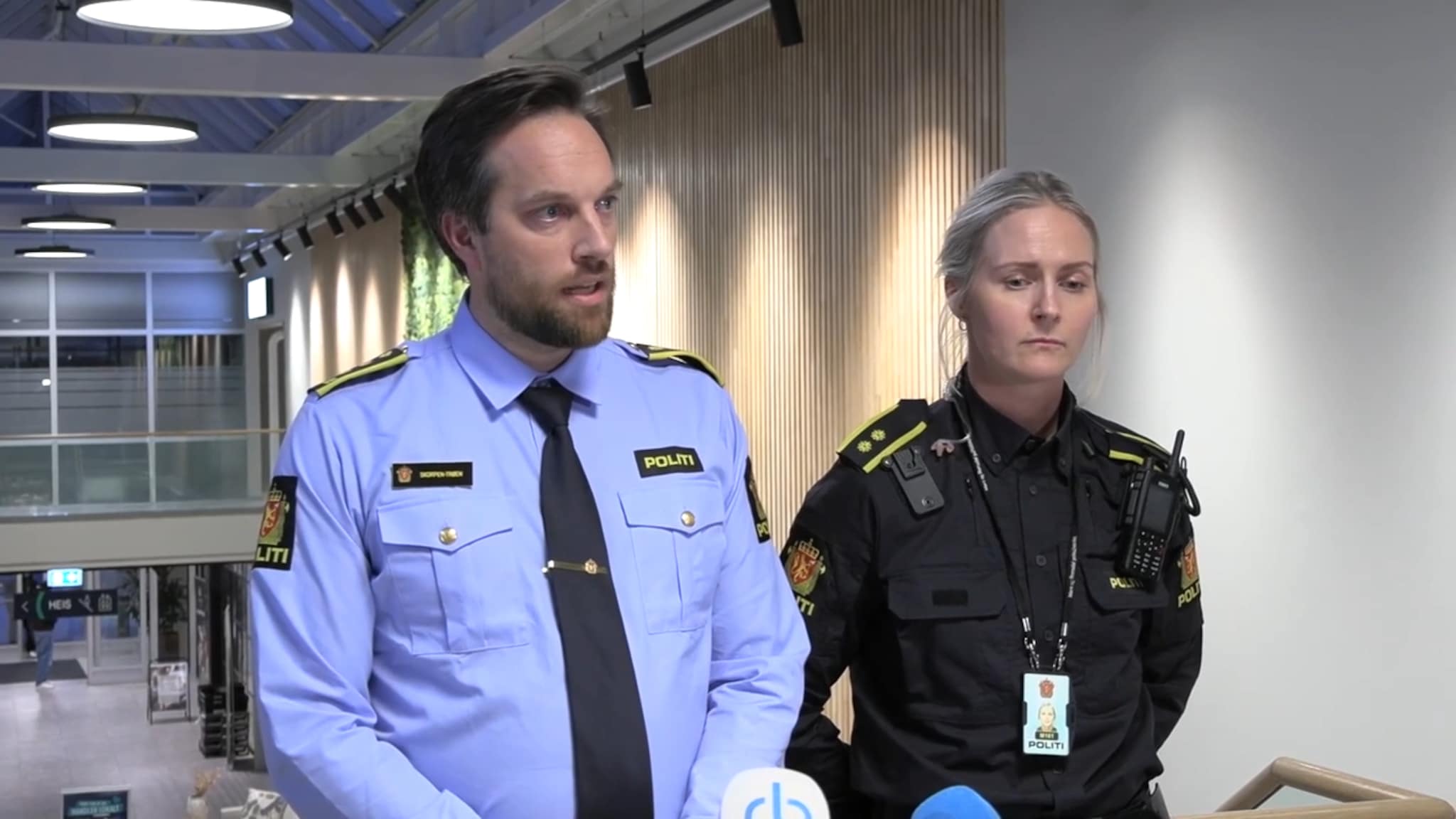 Pressekonferanse etter funn av død person