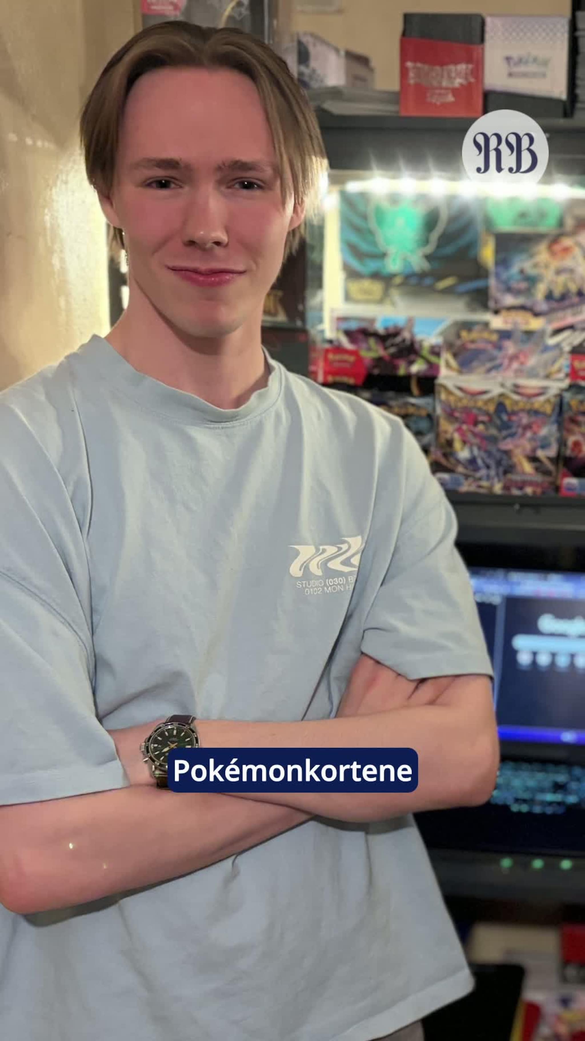 William har startet nettbutikk for pokemonkort