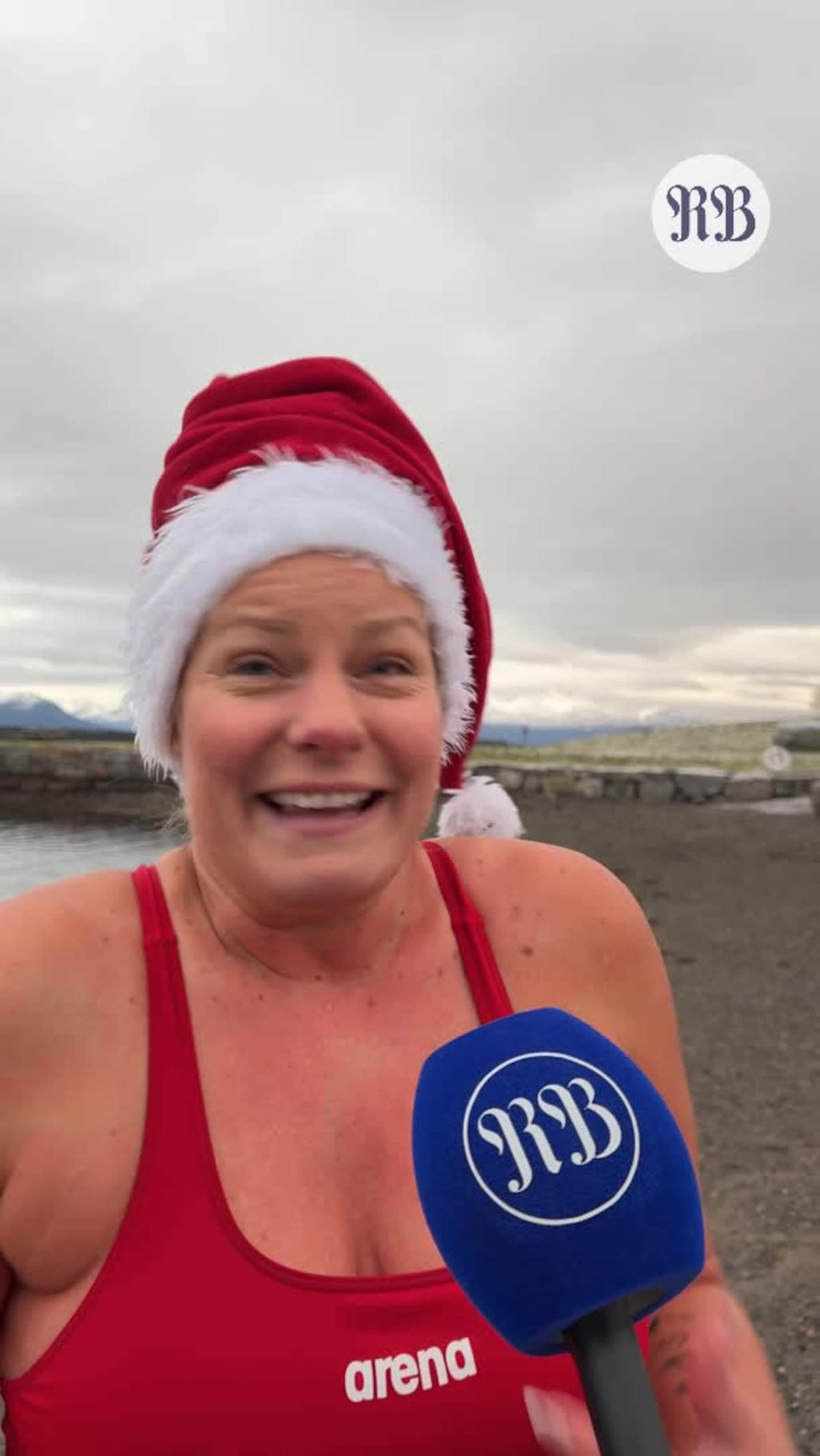 Årets julebad på Retiro