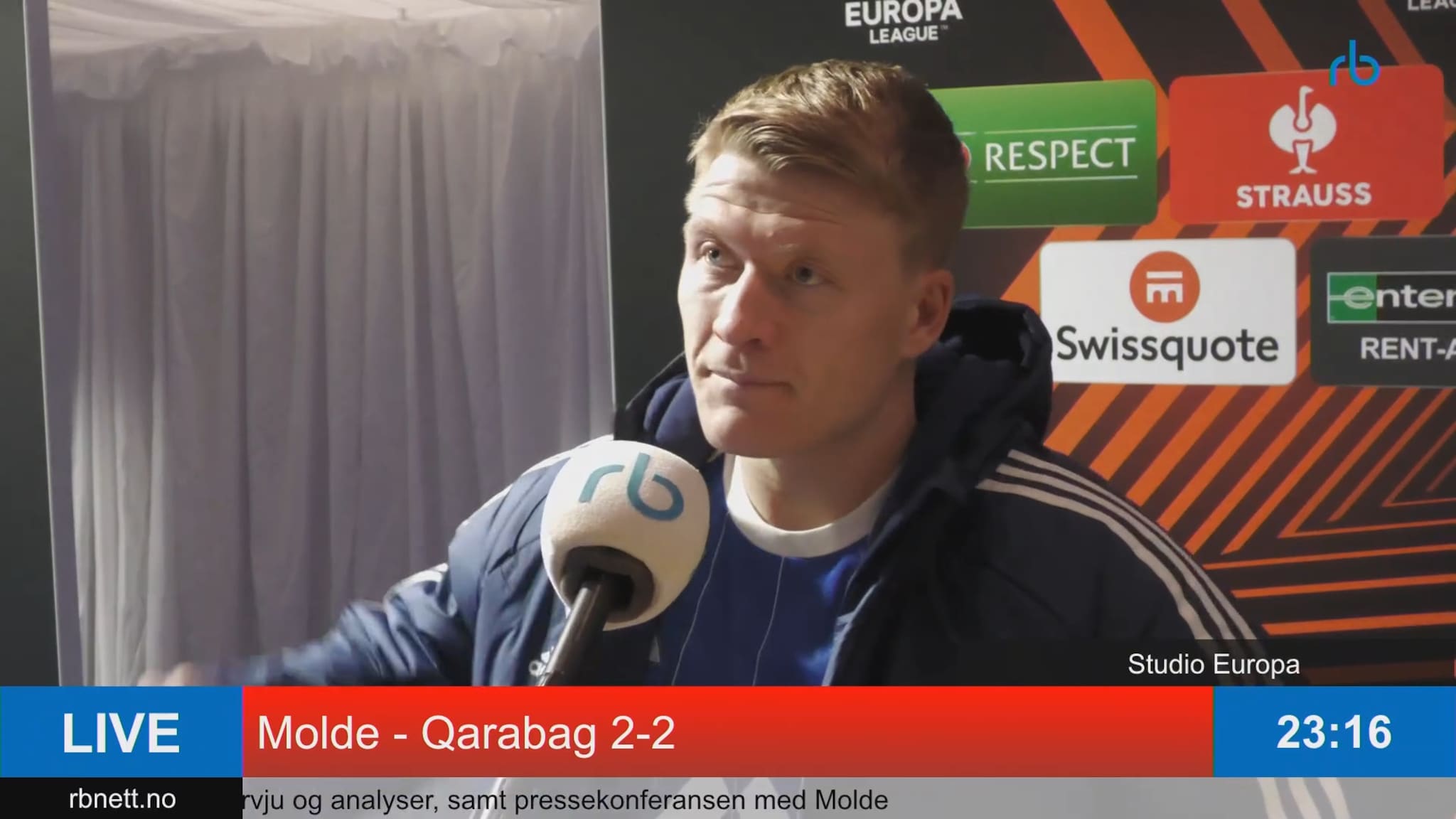 Reaksjoner etter Molde - Qarabag
