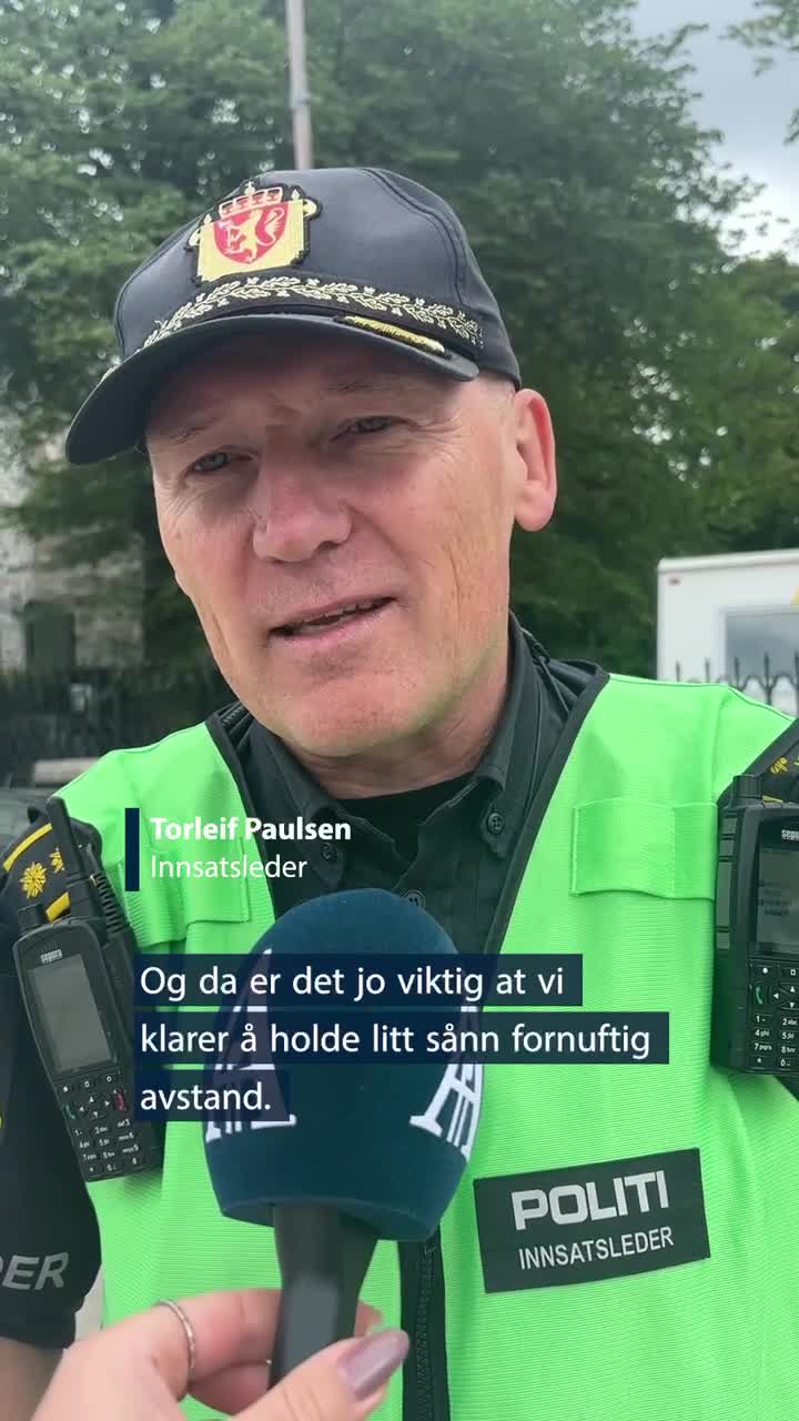 Forhåndsvisning av Flere 100 på jobb under kongebesøk