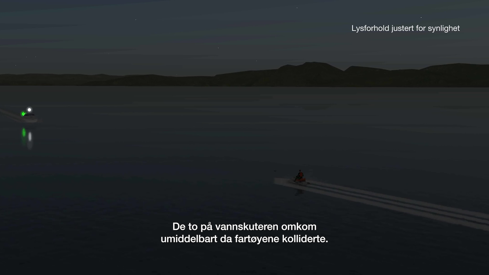 To ungdommer omkom. Dette var hovedgrunnen til vannskuterulykken.