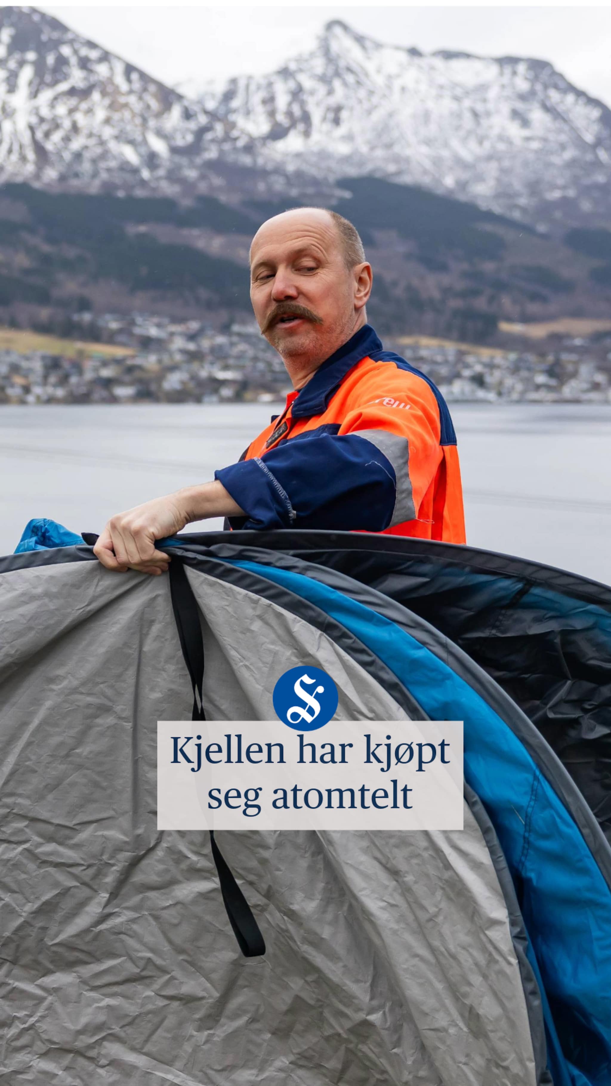 Kjellen har kjøpt seg atomtelt