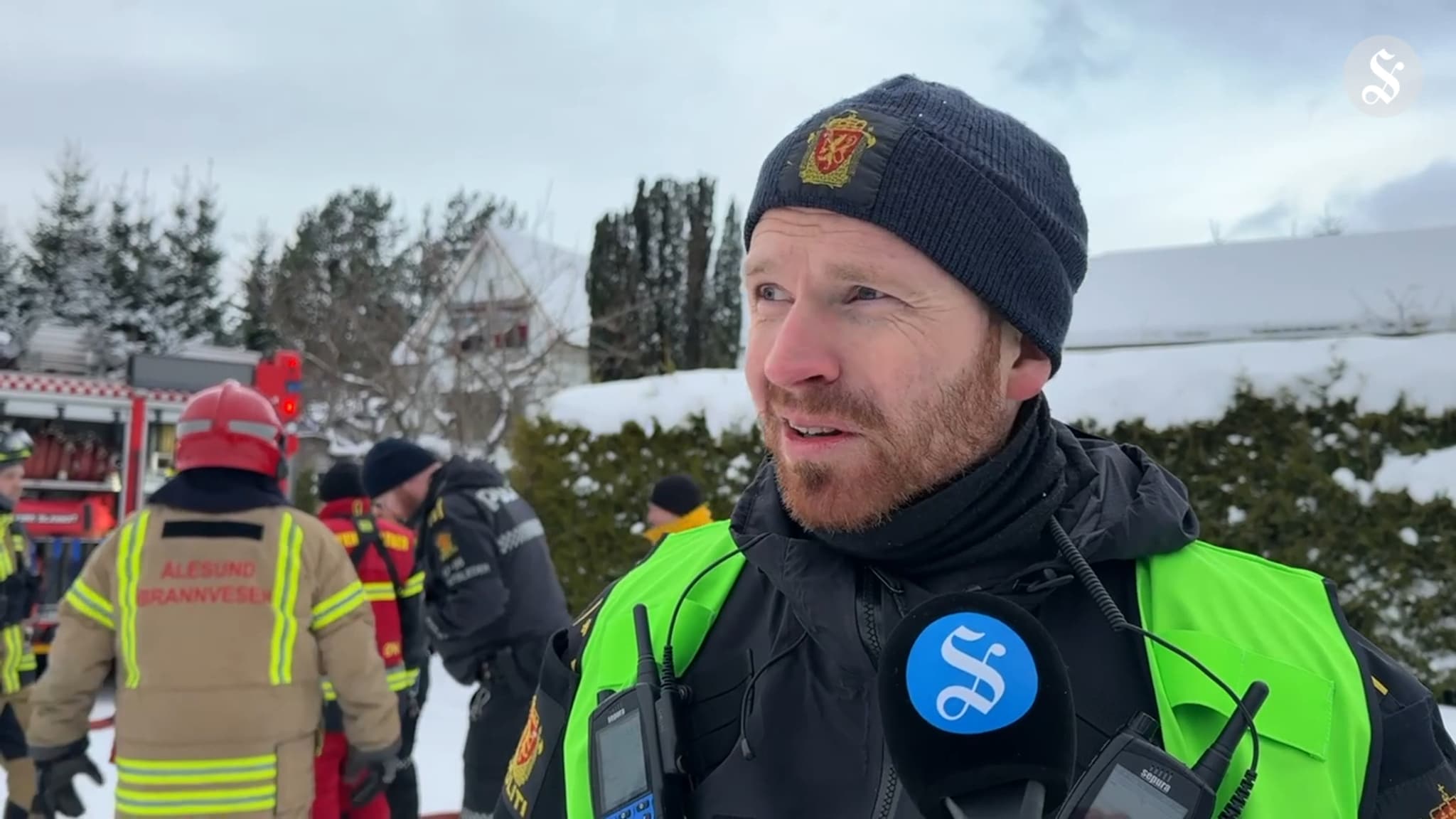 Røykutvikling Borgundvegen: Intervju med innsatsleder
