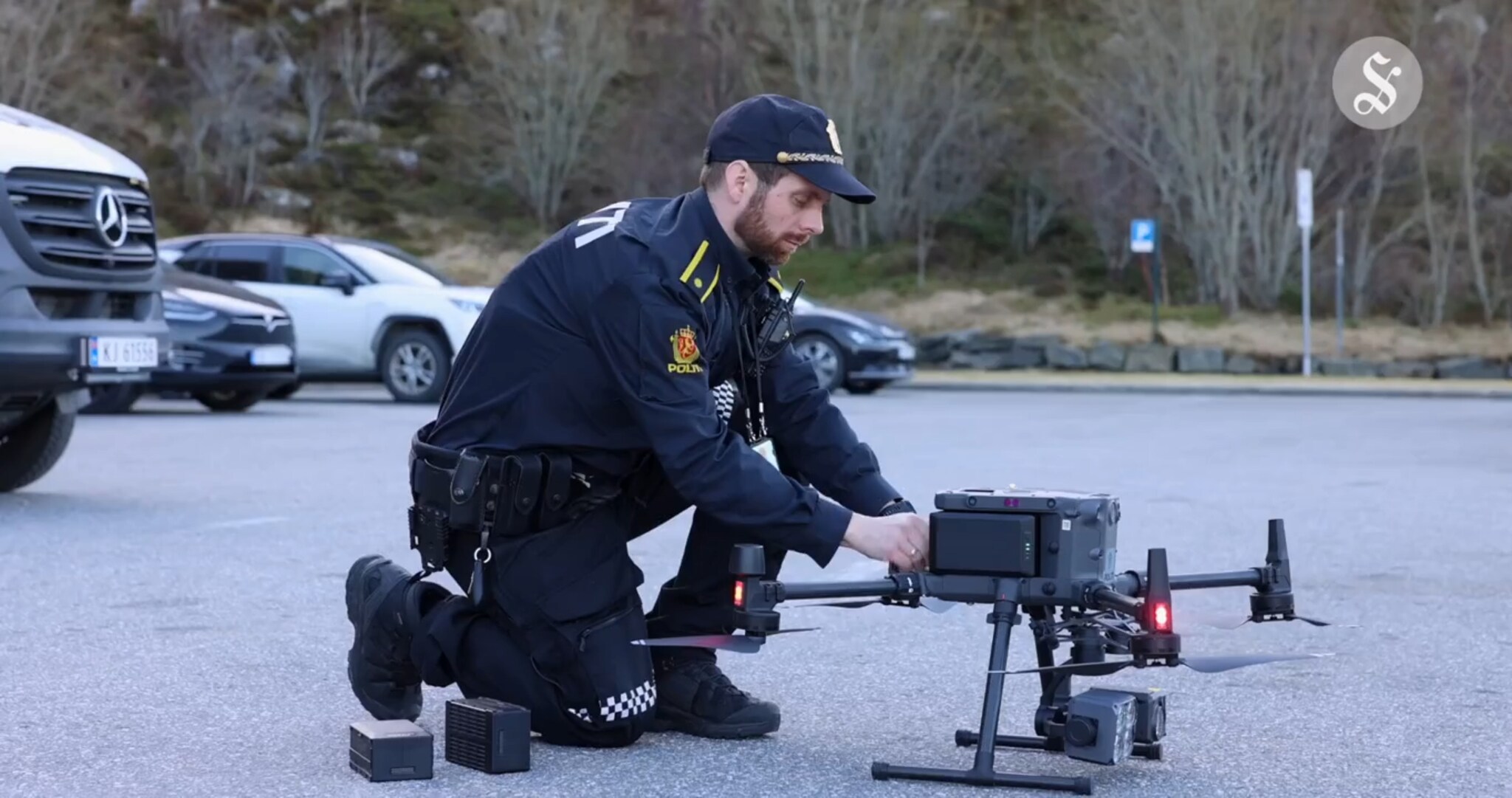 Ny dronebil til politiet i Ålesund.