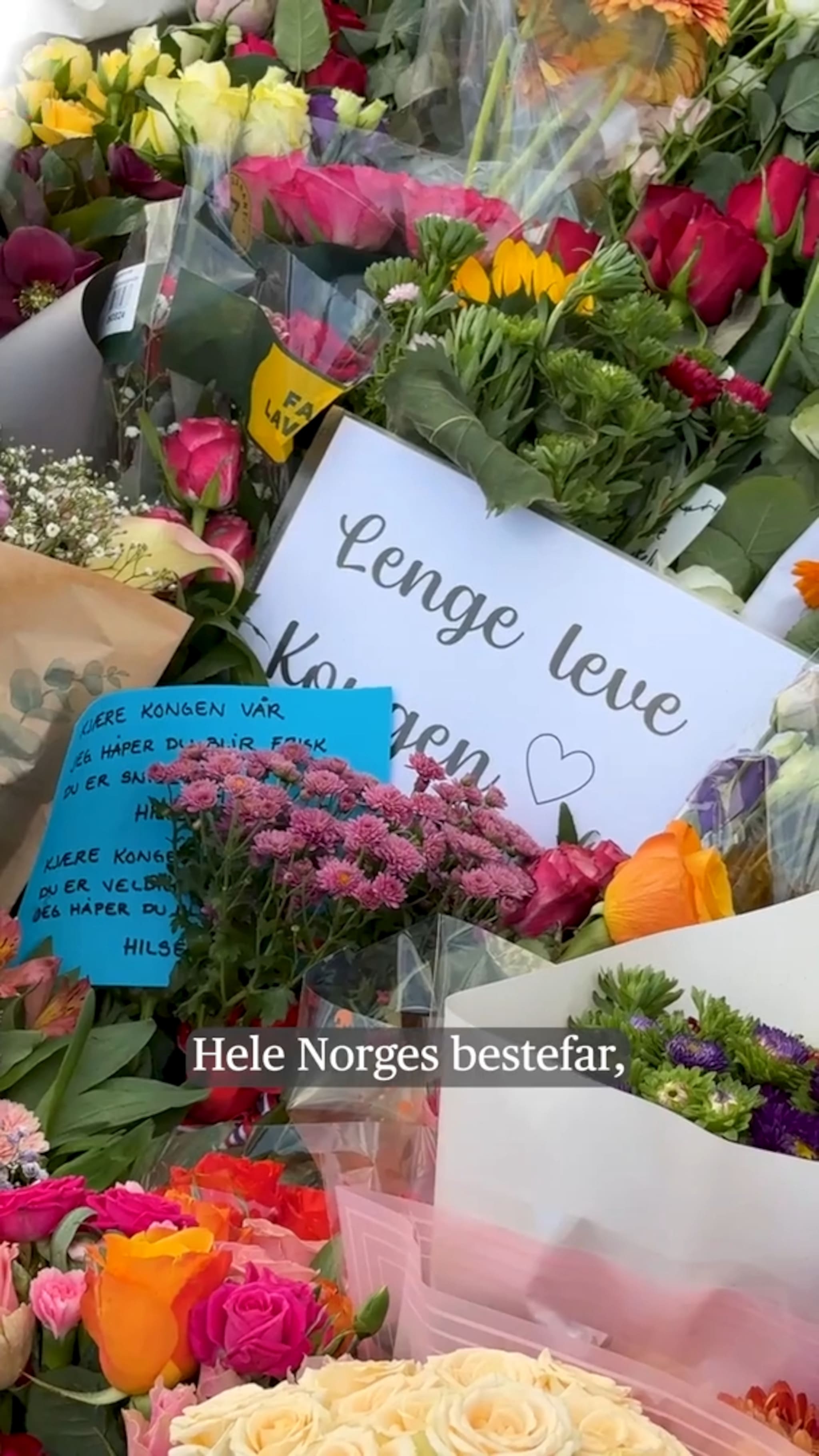 Slottsplassen: Folket samler seg