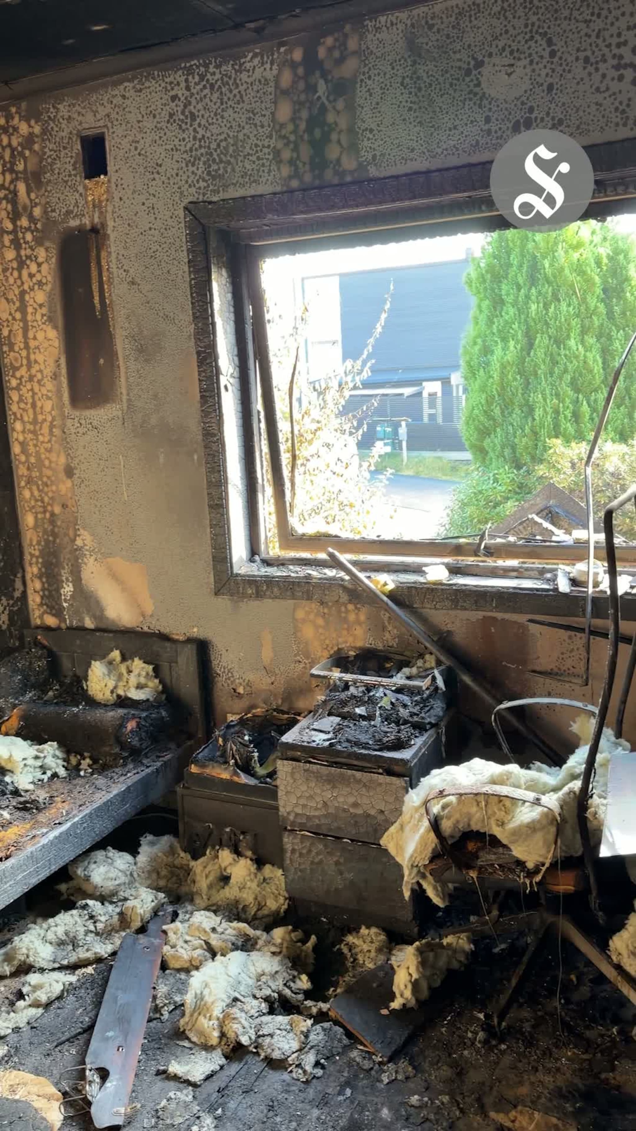 Fullstendig rasert  etter brannen