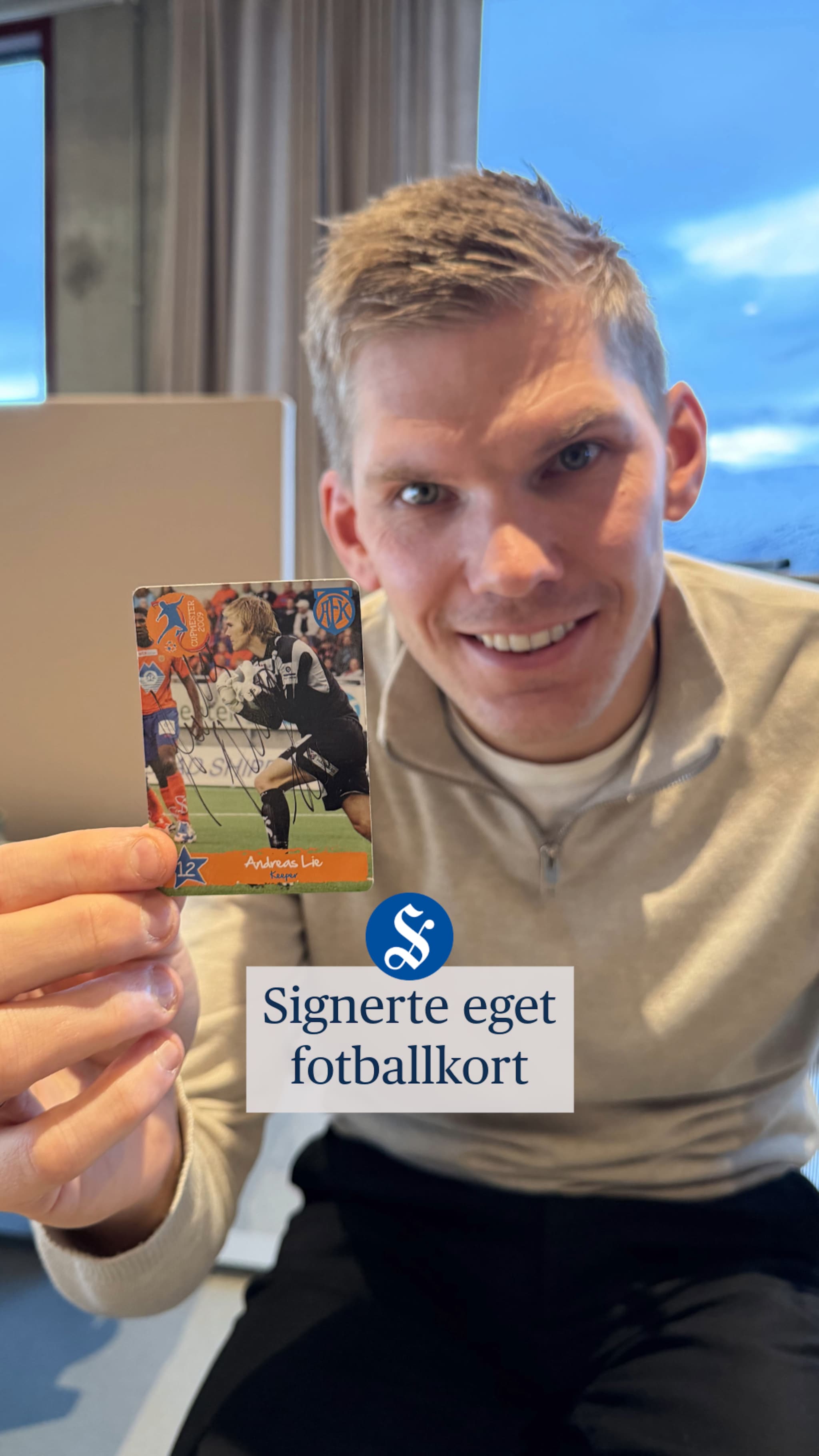 Signerte fotballkort fra cupfinalen