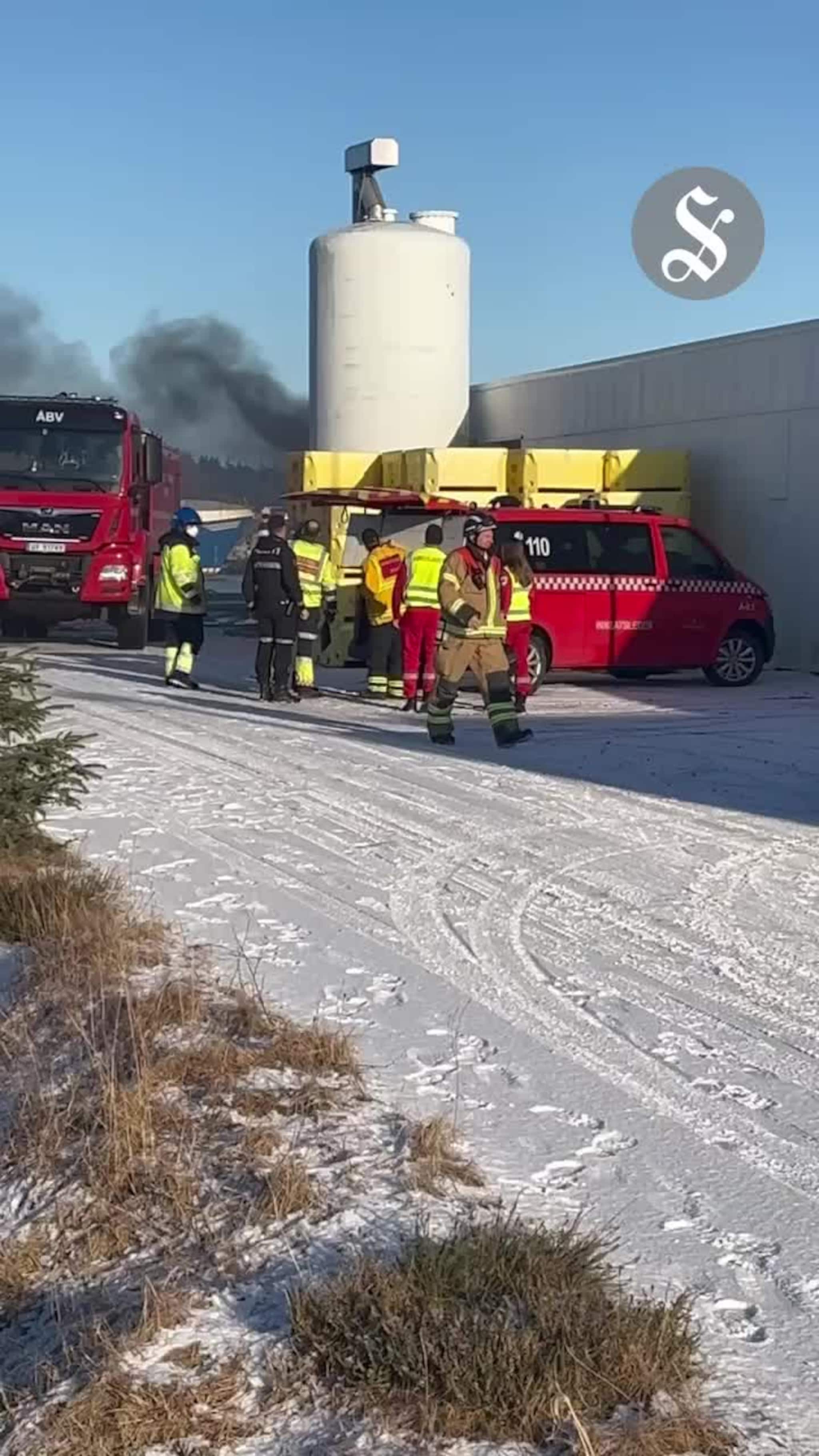 Brann på Valderøya