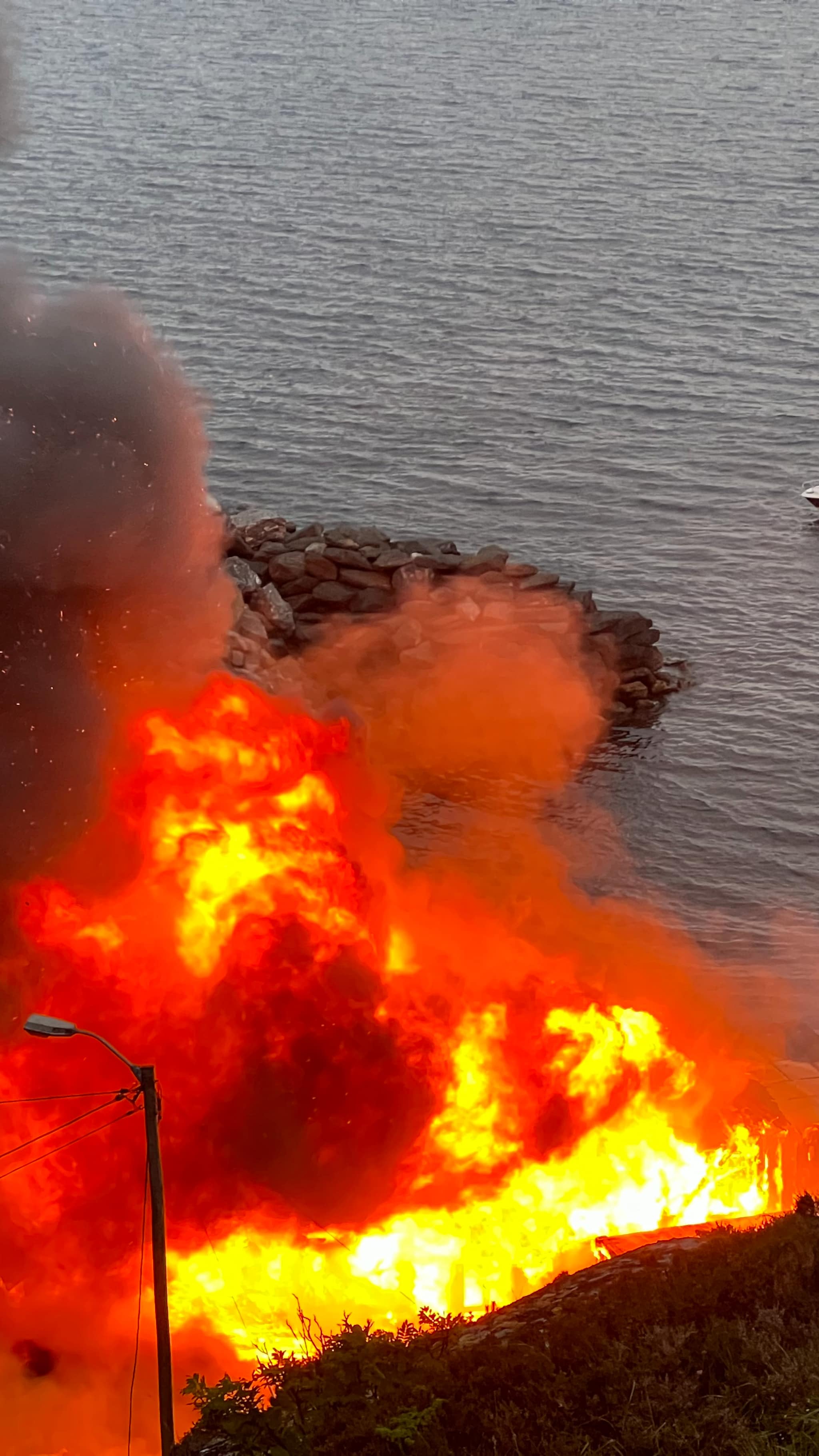 Brann i fleire naust