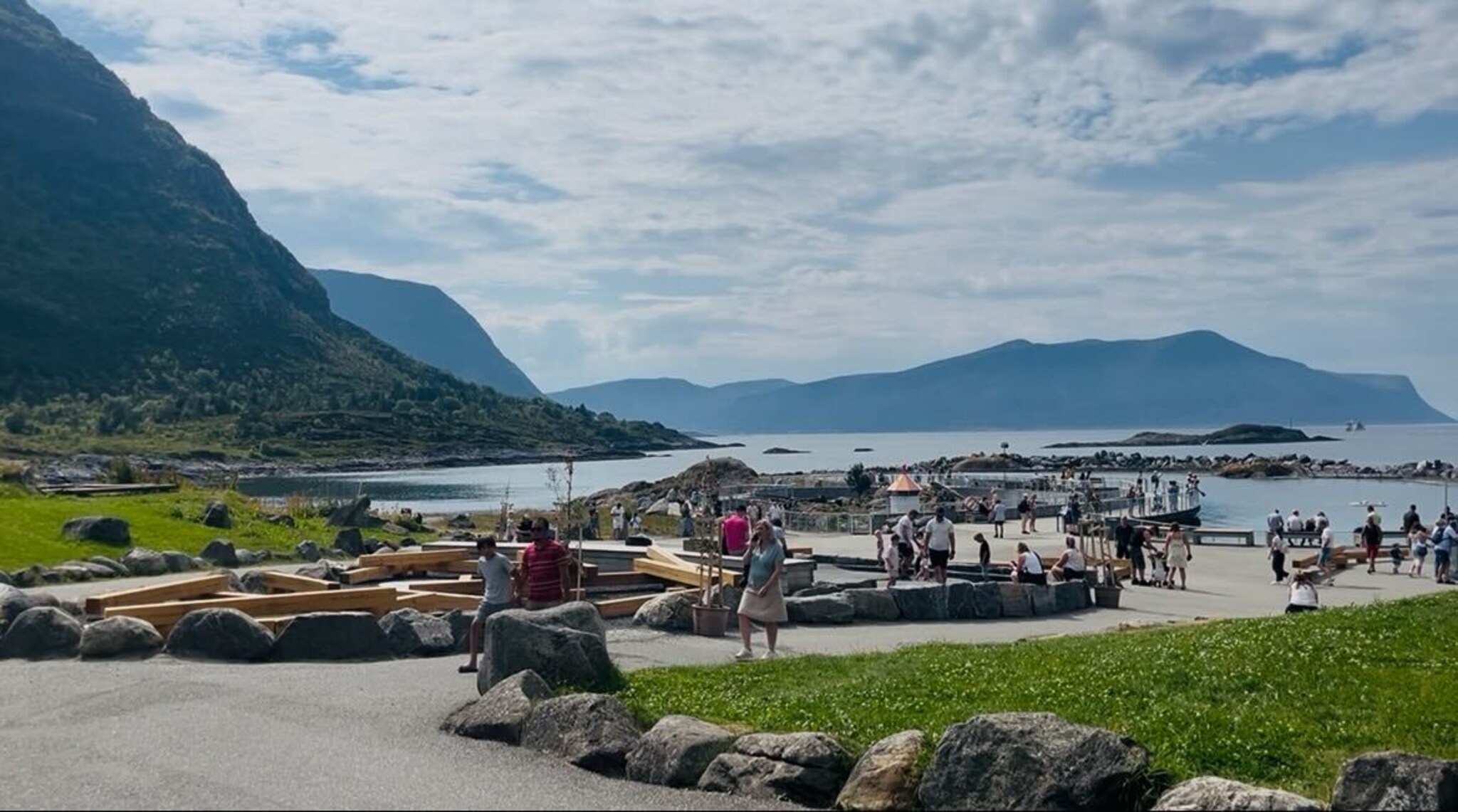 Nedkjøling med is i Atlanterhavsparken
