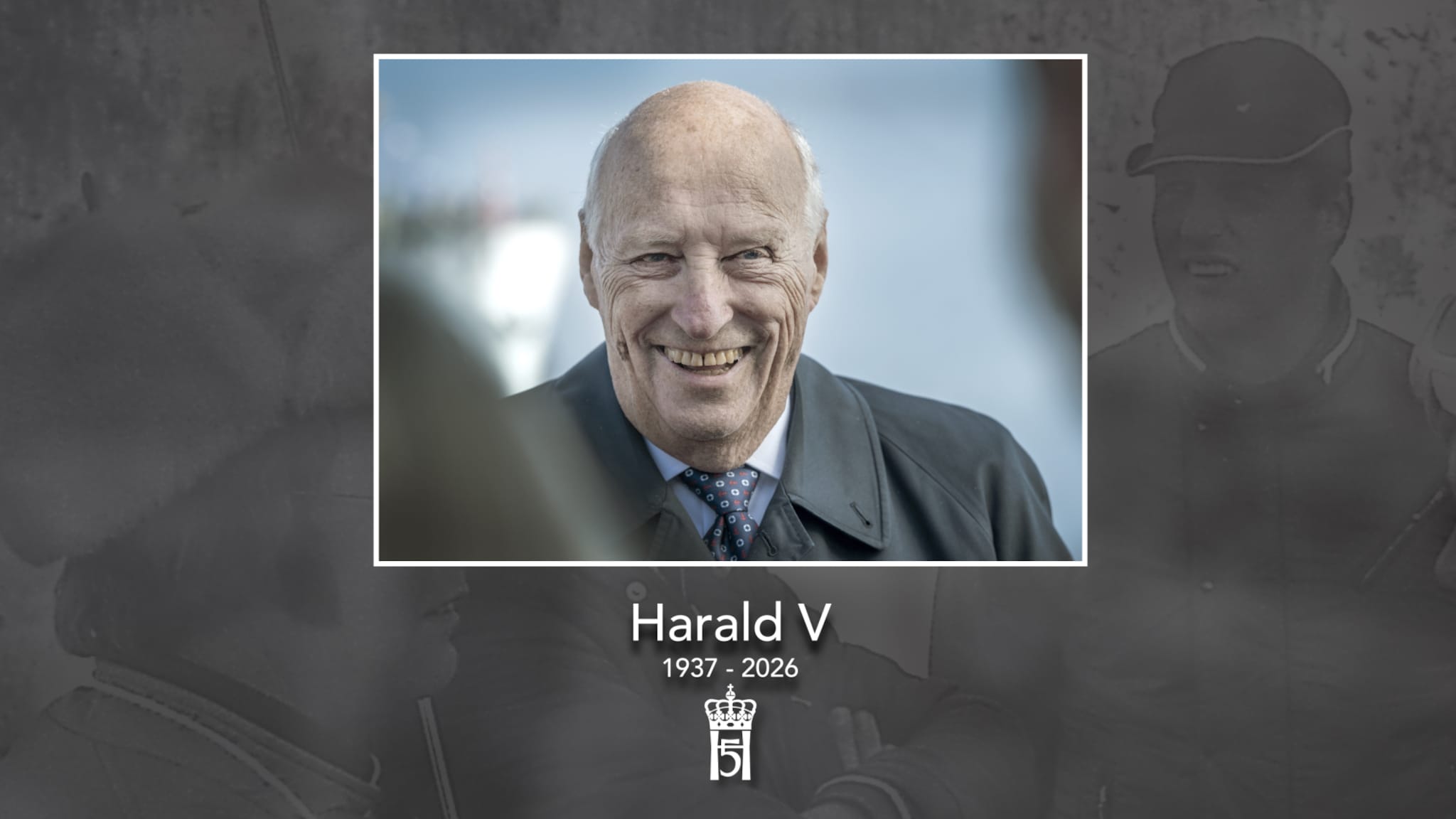 Se vår sending i opptak: Hans Majestet Kong Harald V er død