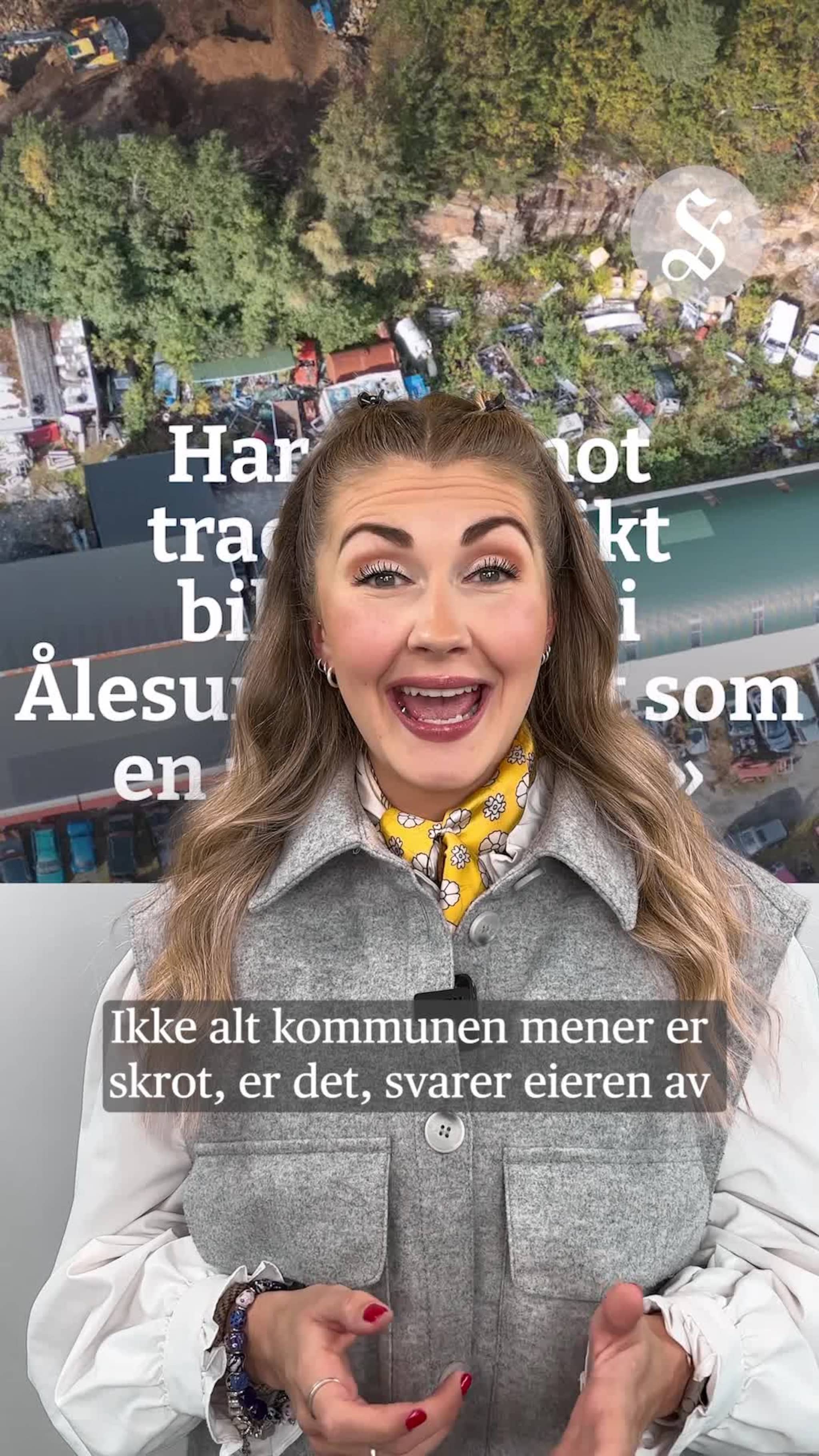 Bilverksted i Ålesund: «Ser ut som en avfallsplass»