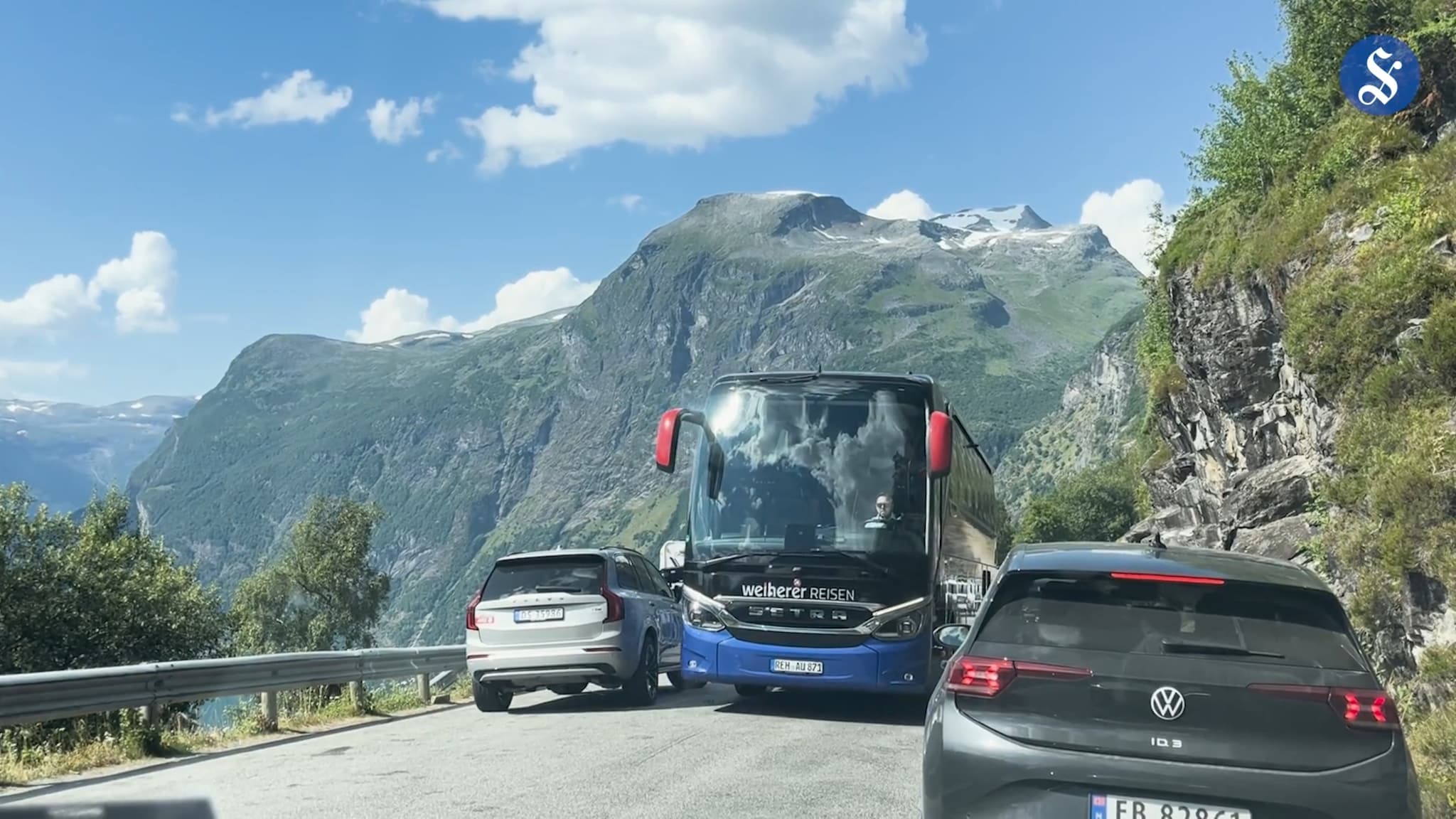 Cruisetrafikk i Geiranger