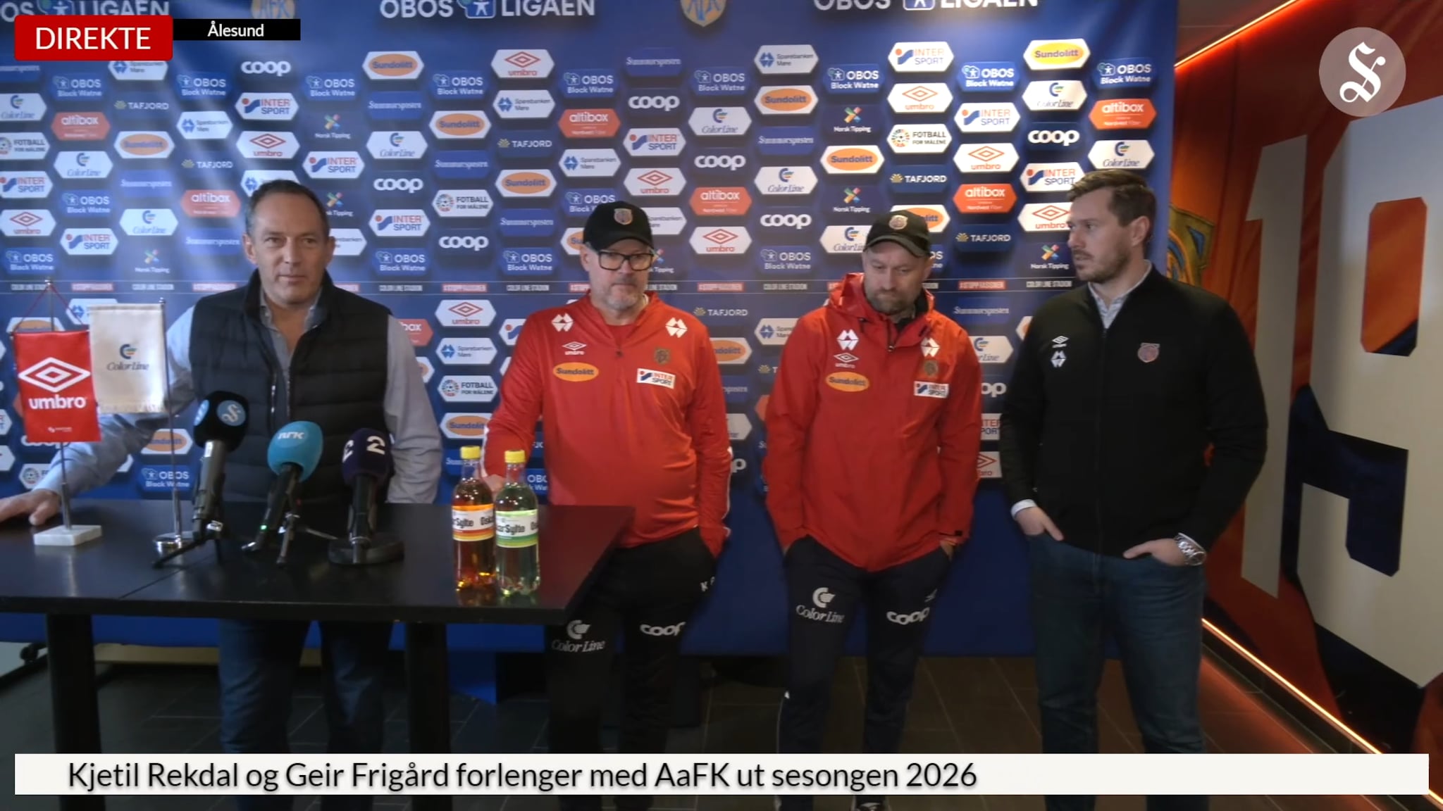 Direkte: AaFKs pressekonferanse om trenersituasjonen
