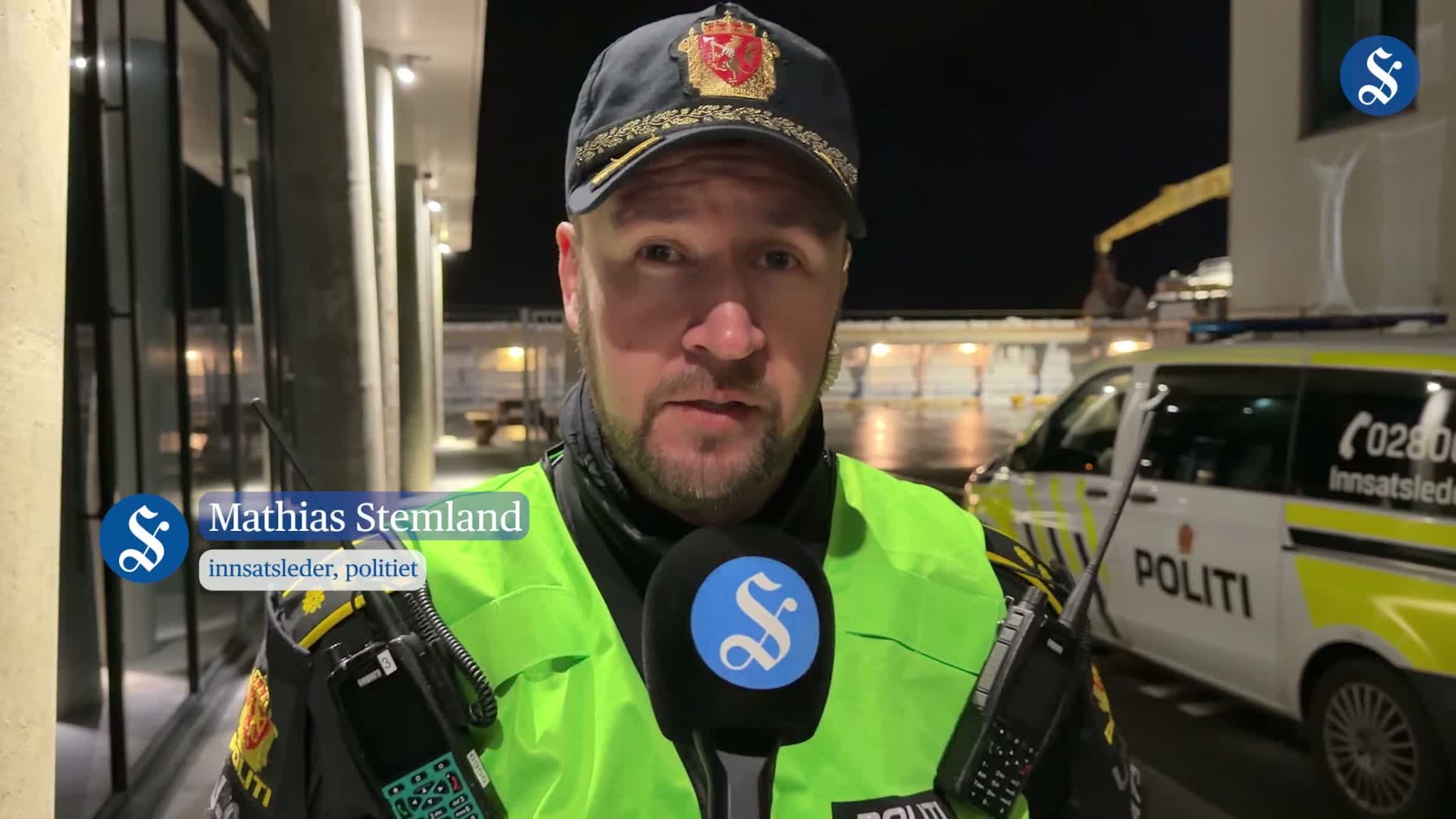 Intervju innsatsleder Mathias Stemland