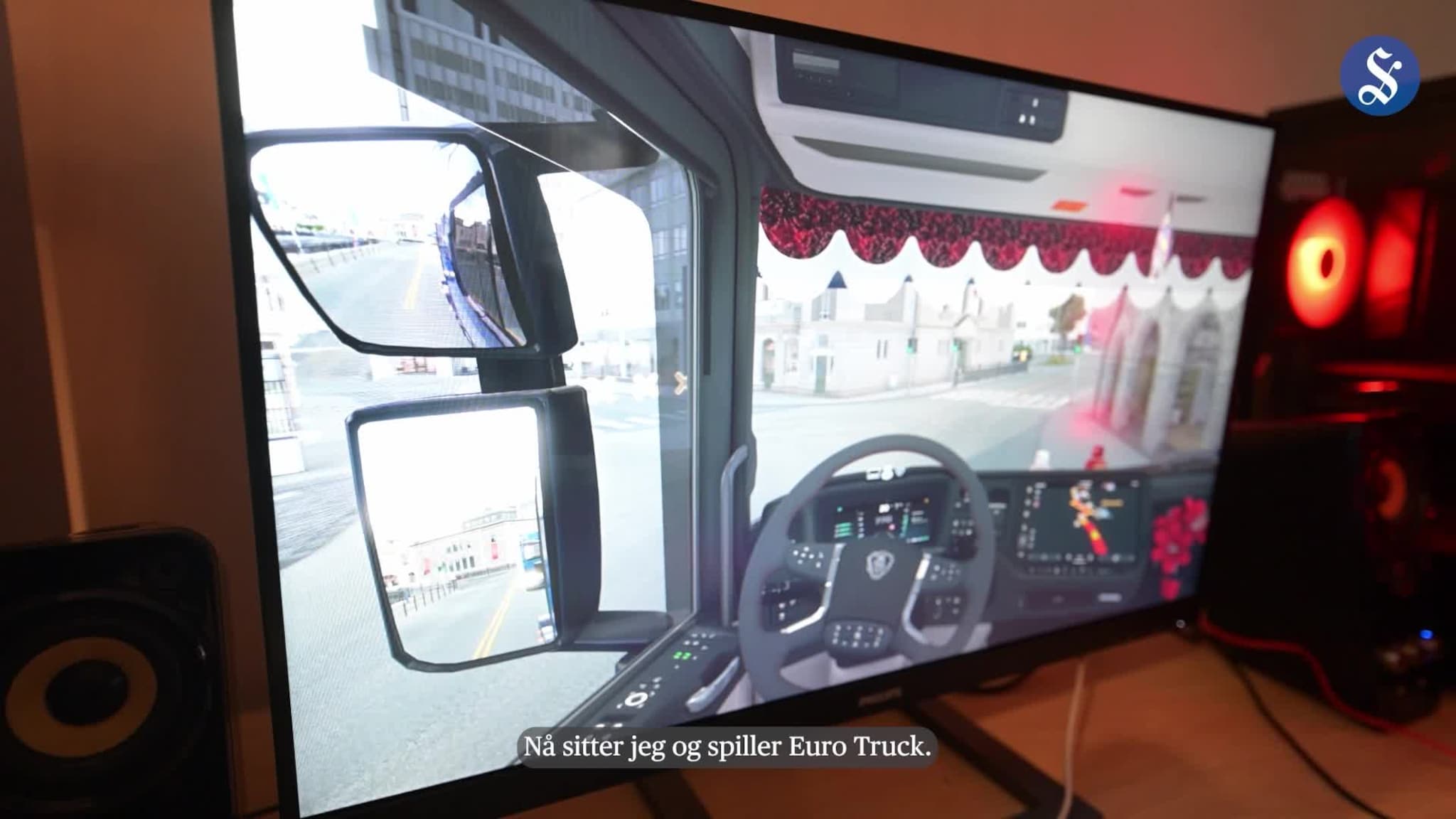 Kjører simulator i Ålesund