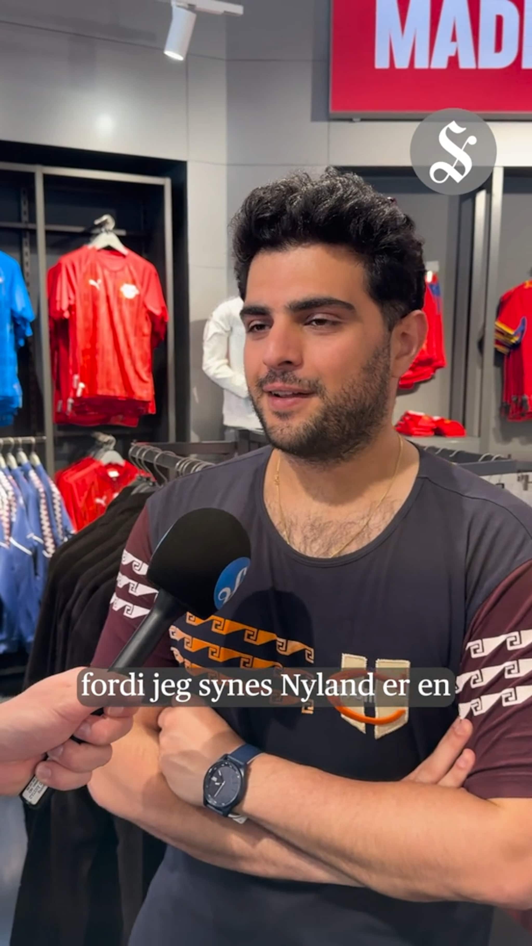 Fansen i Leipzig: Roser Nyland