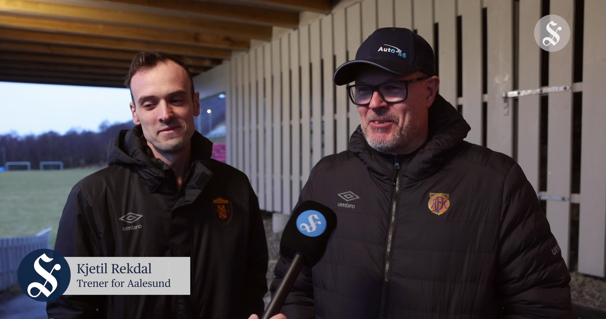 Kjetil og Niklas Rekdal før Scena