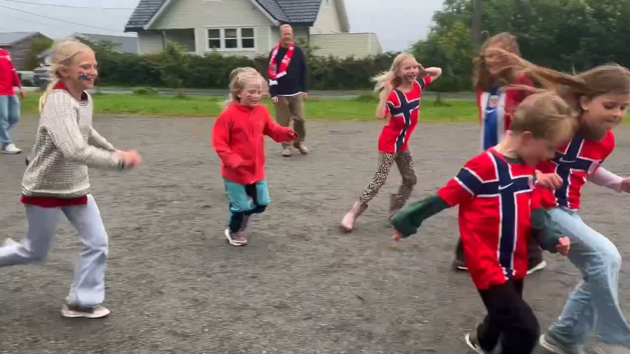 VM-fest i nabolaget 