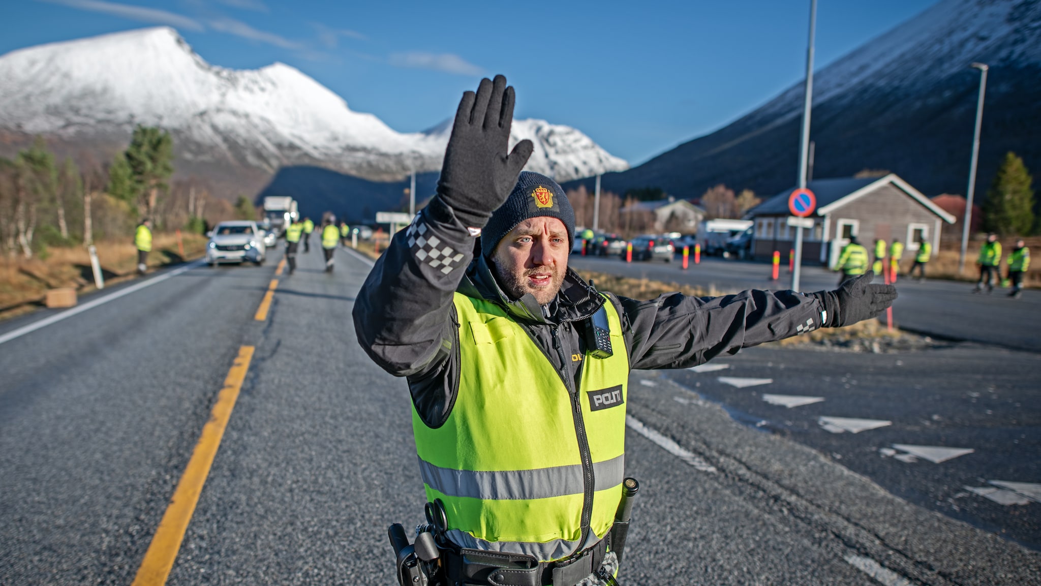 Se videoreportasje fra storkontrollen på Ørskogfjellet onsdag.