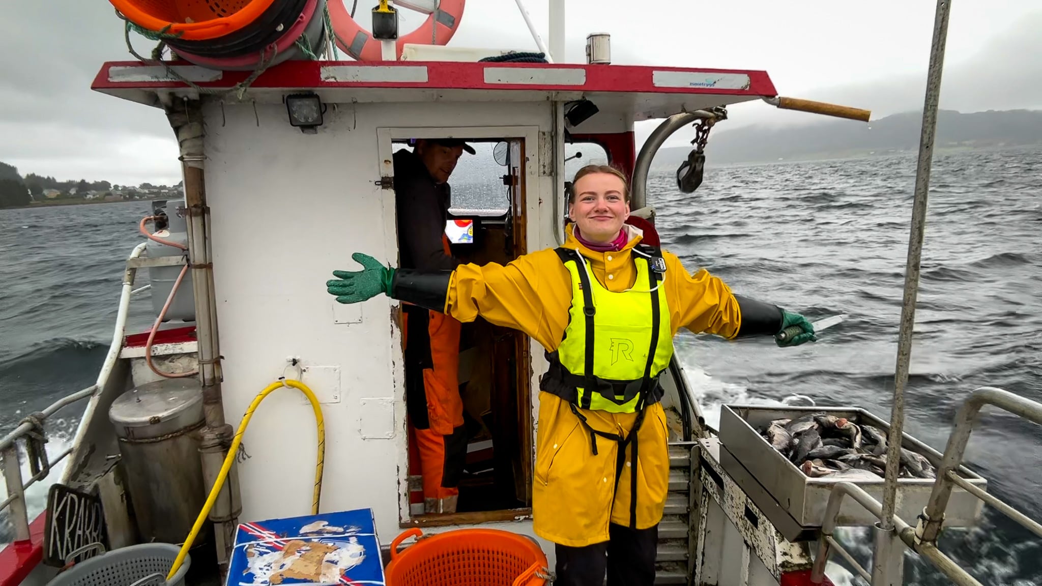 Tester sommerjobb på fiskebåt