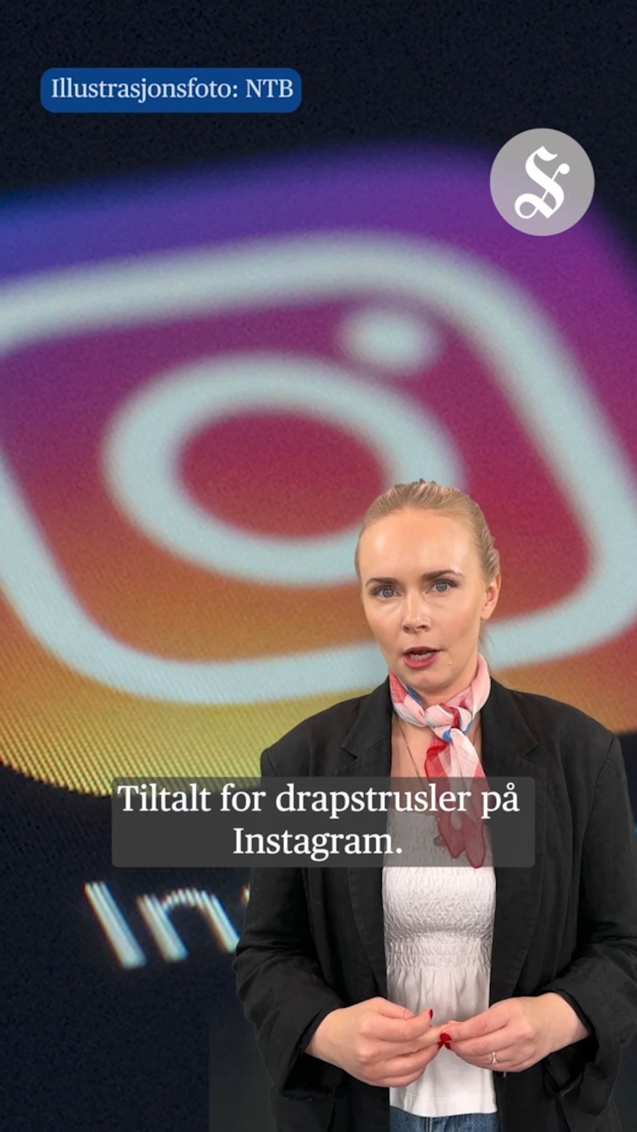 Tiltalt for drapstrusler på Instagram
