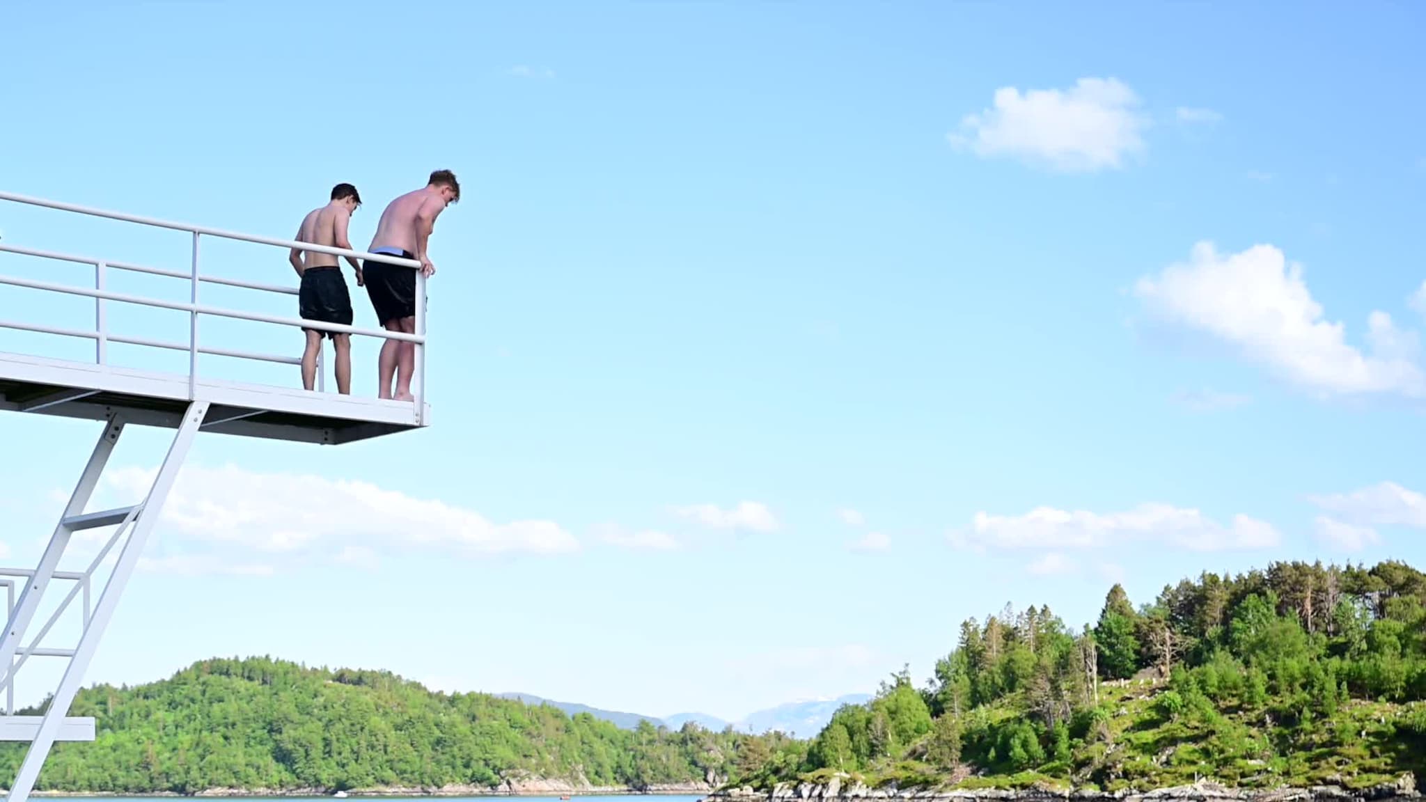 Måtte ut å bade