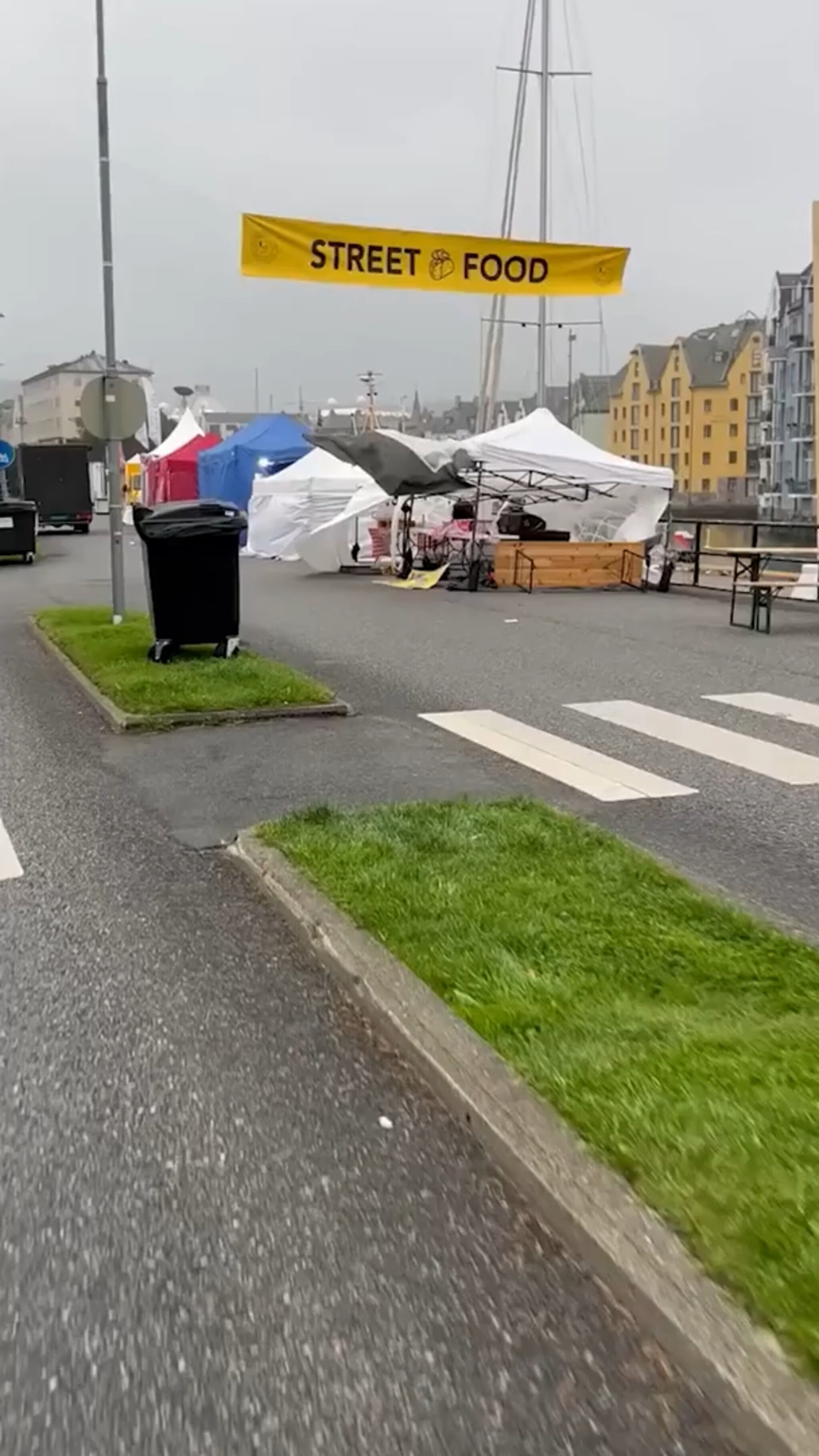 Det blåser på Matfestivalen