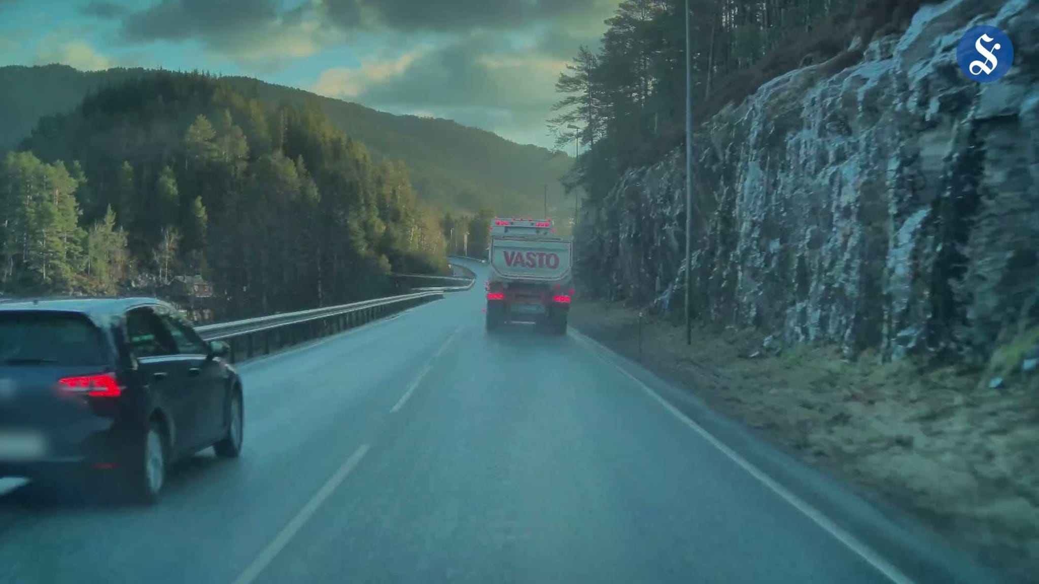 Blir fanget på kamera