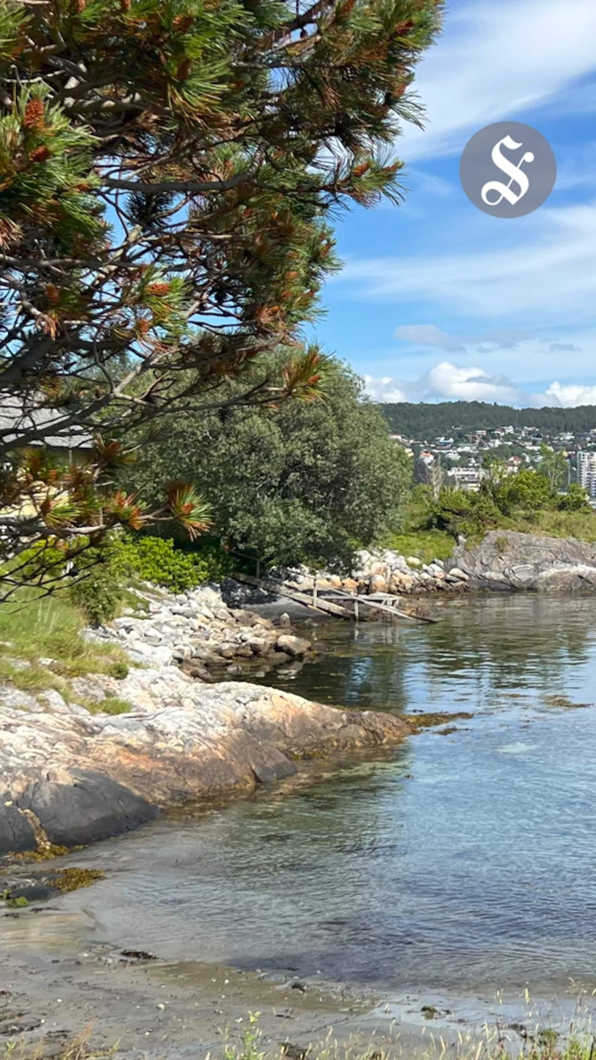 Badeplass druknar i vatn