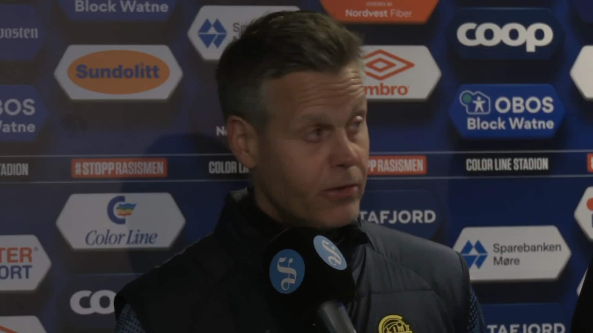 Kjetil Knutsen etter cuptapet mot AaFK
