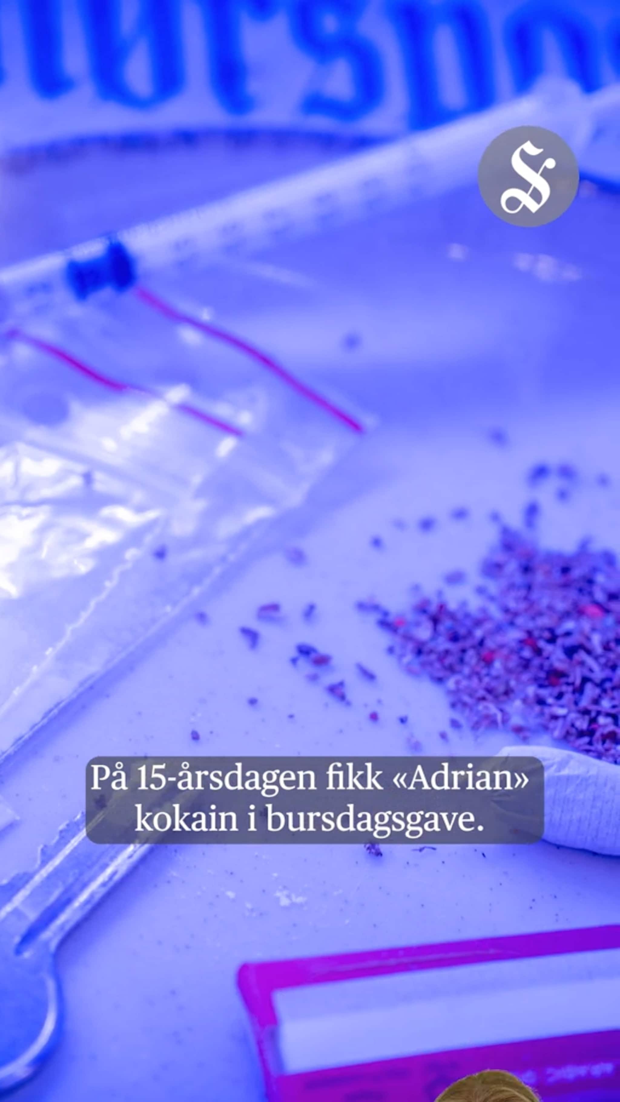 Fikk kokain i bursdagsgave