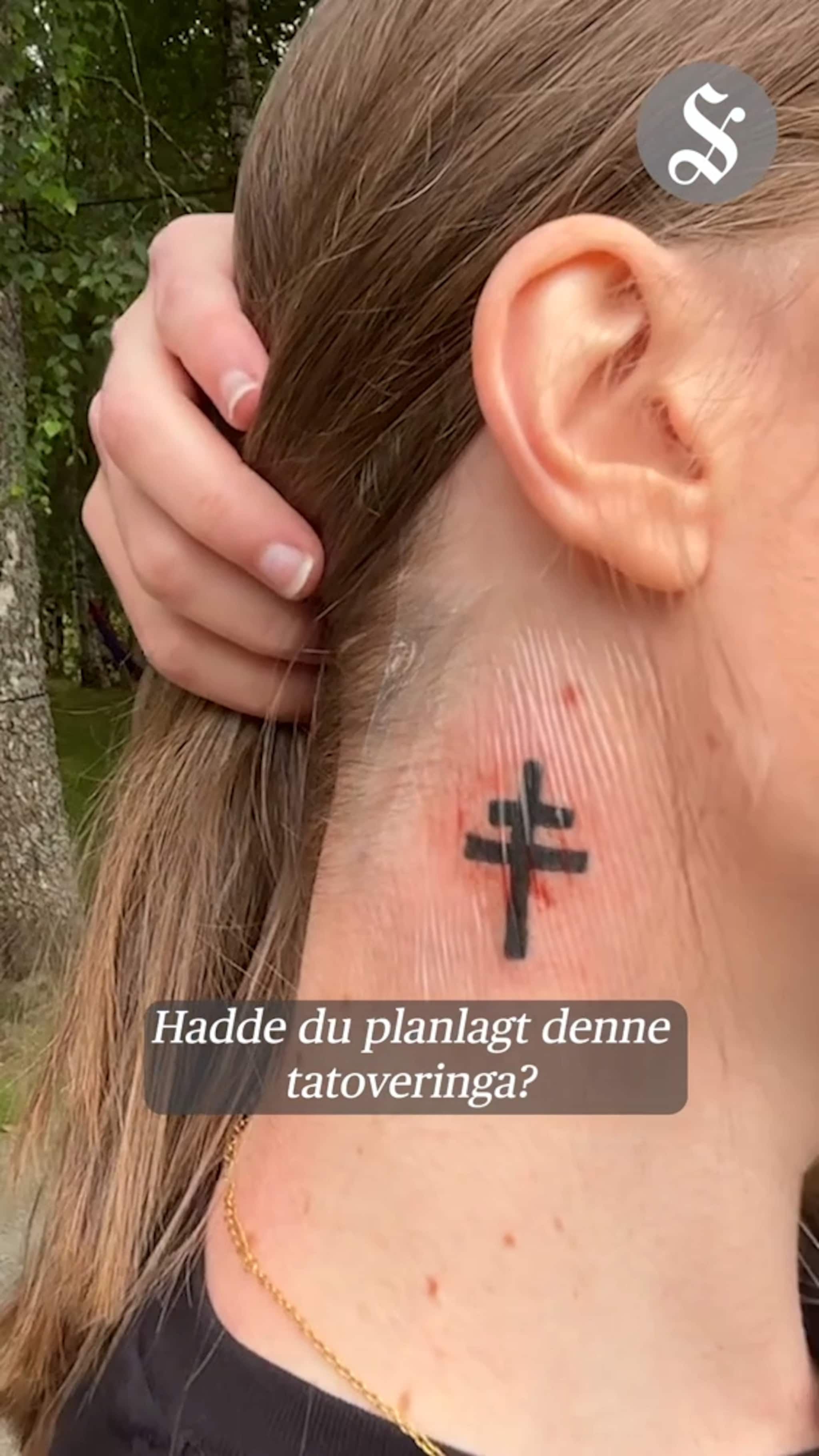 Tok tatovering på festival!