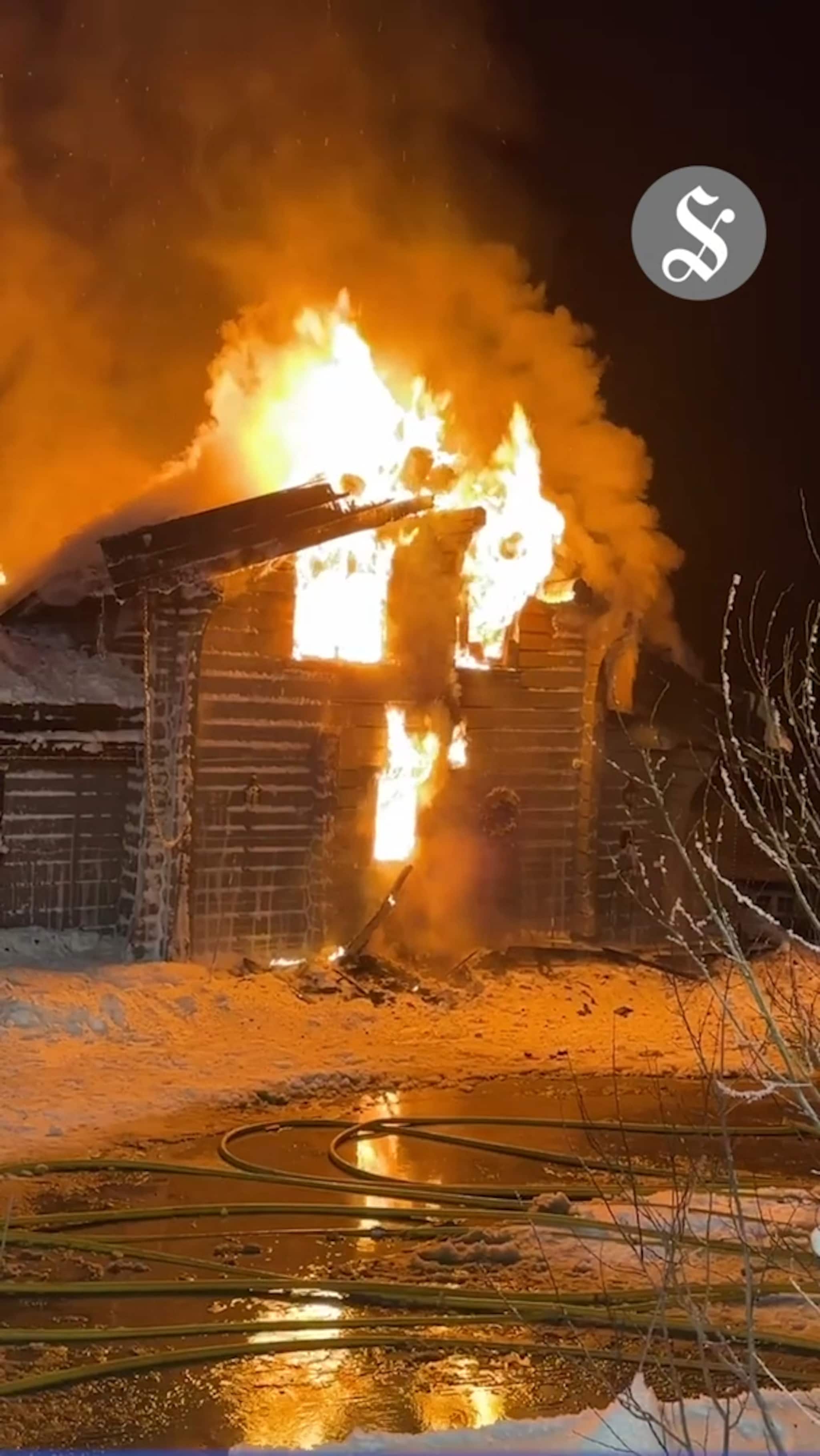 Overtent hytte på Bjorli