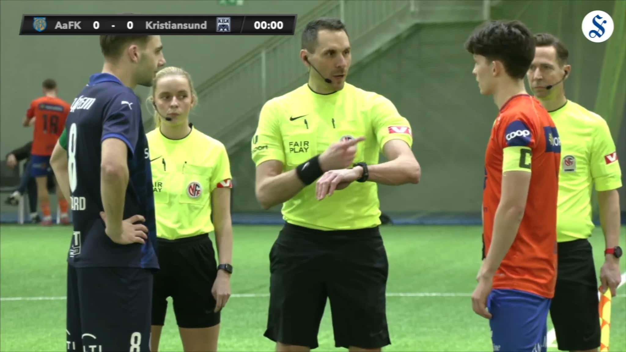 Se opptak: AaFK - Kristiansund Treningskamp fotball herrer