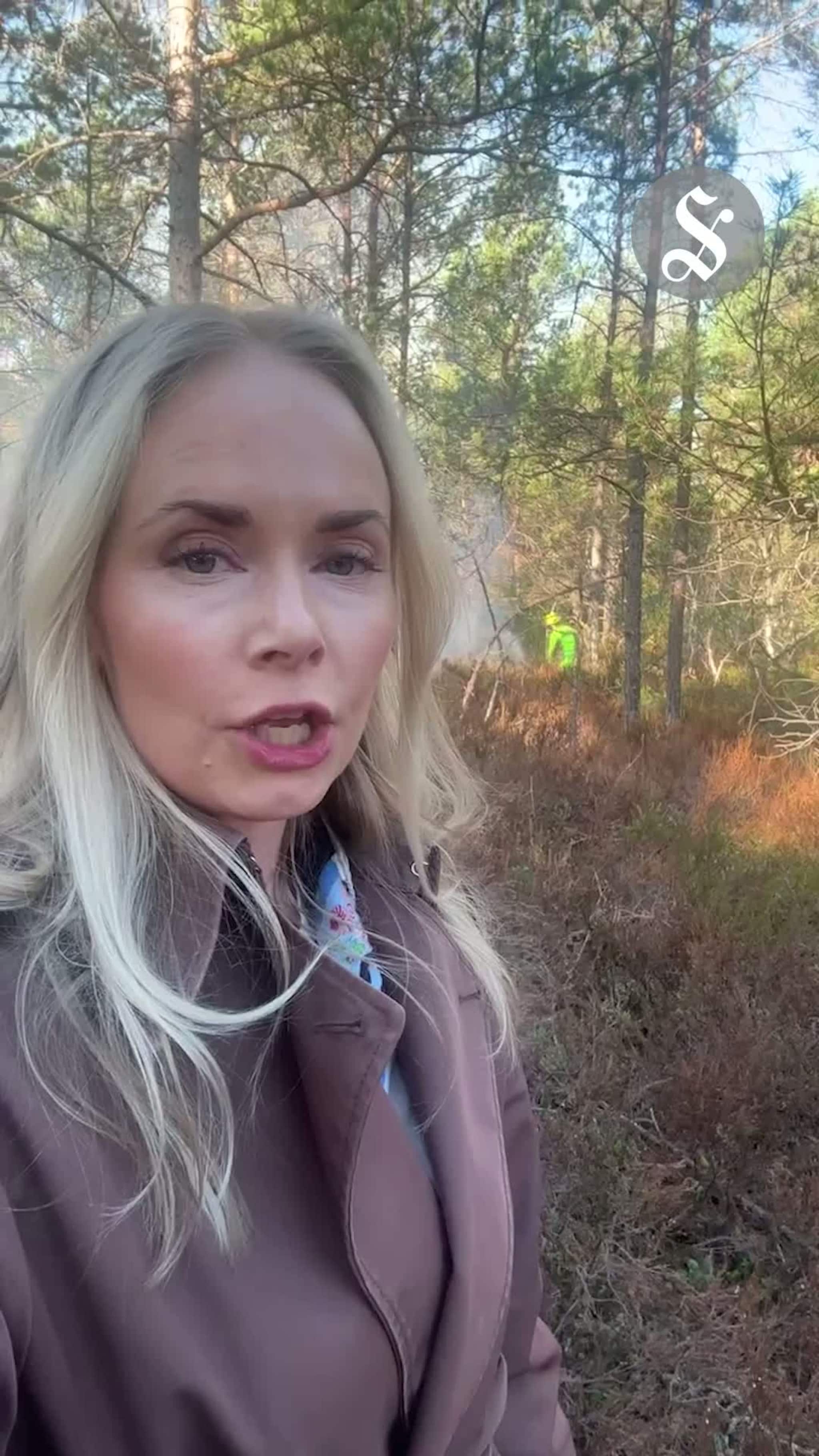 – Det er full fyr i området