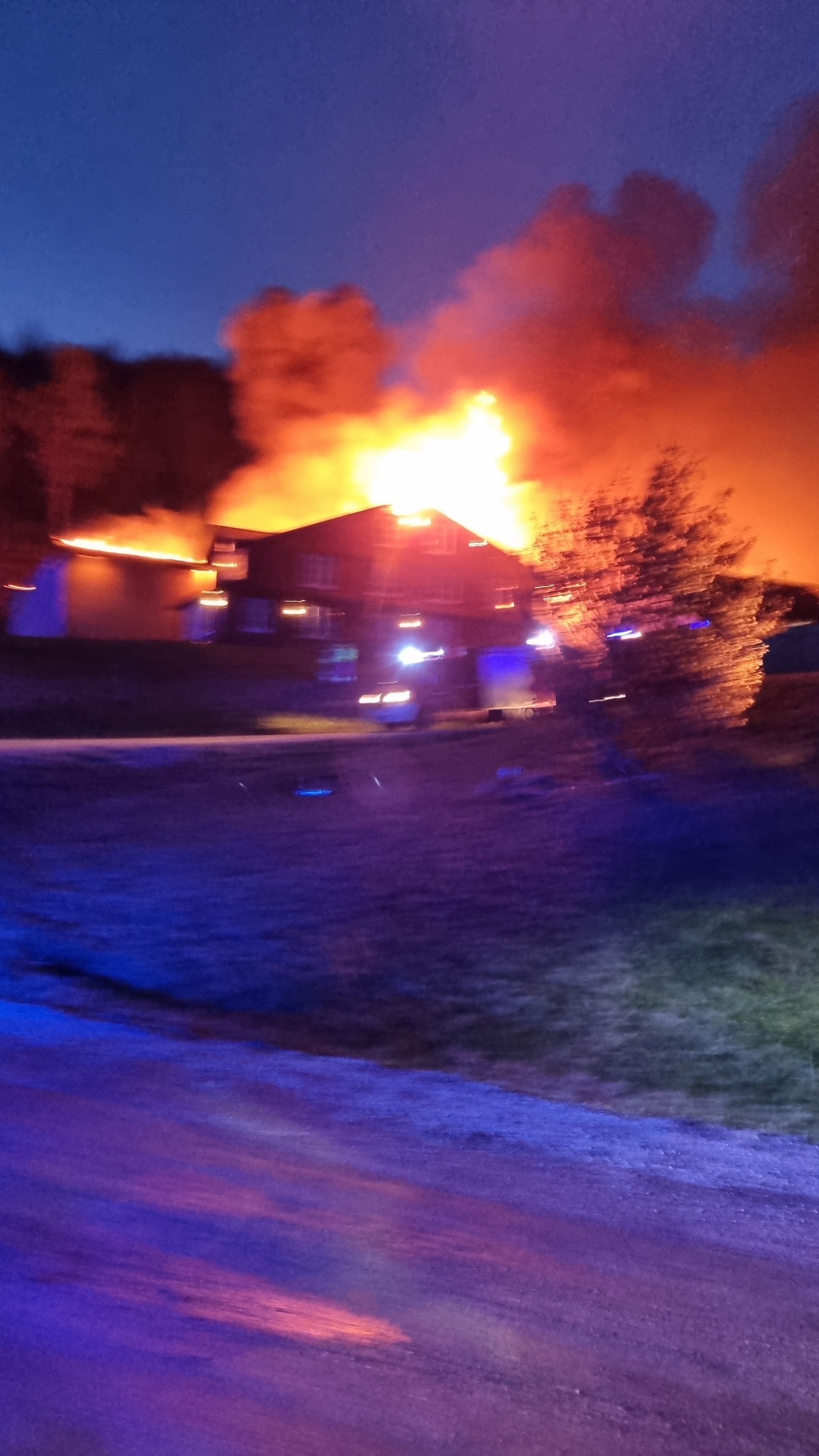 Se video fra brannen