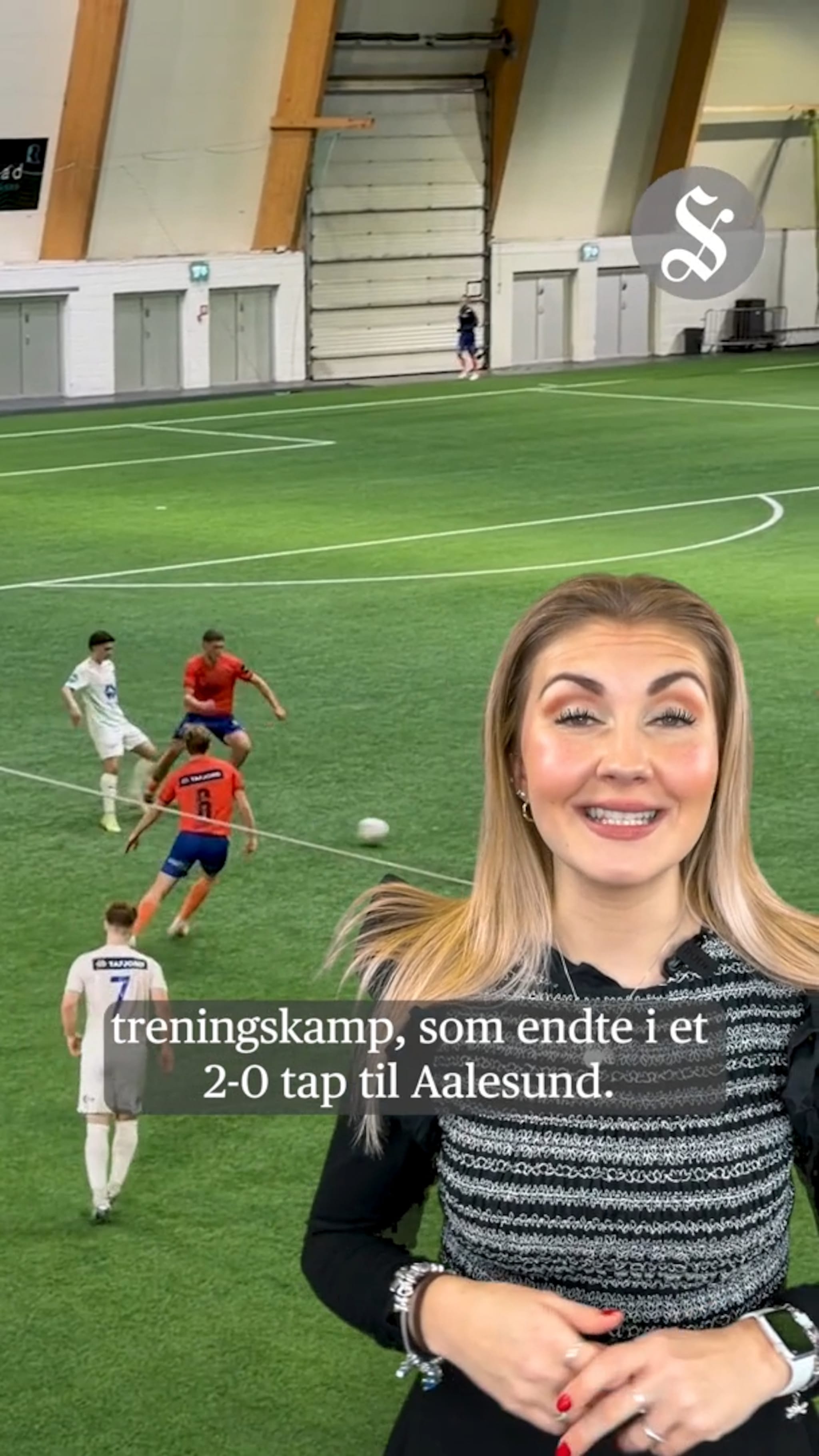 Smell i årets første treningskamp