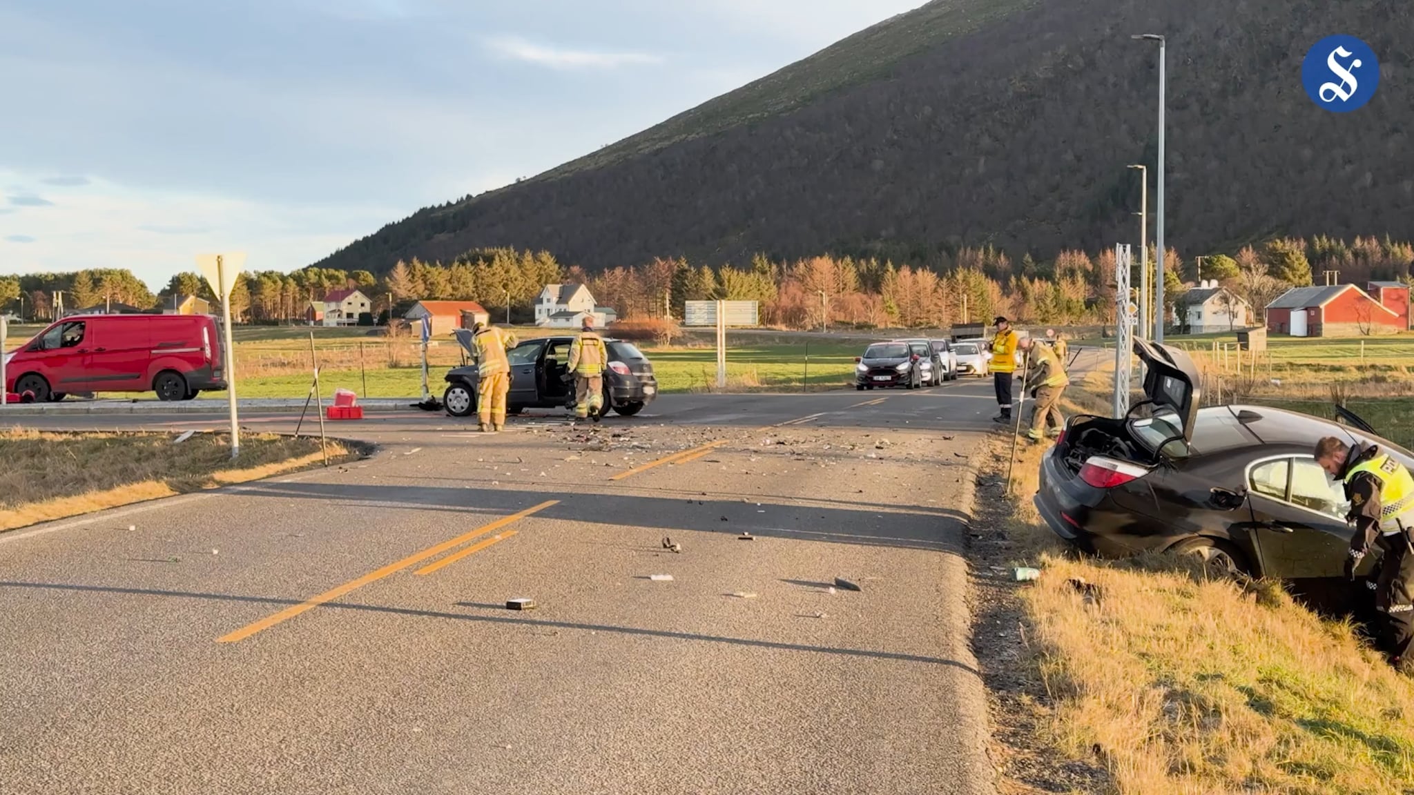 Trafikkulykke ved Lepsøybrua
