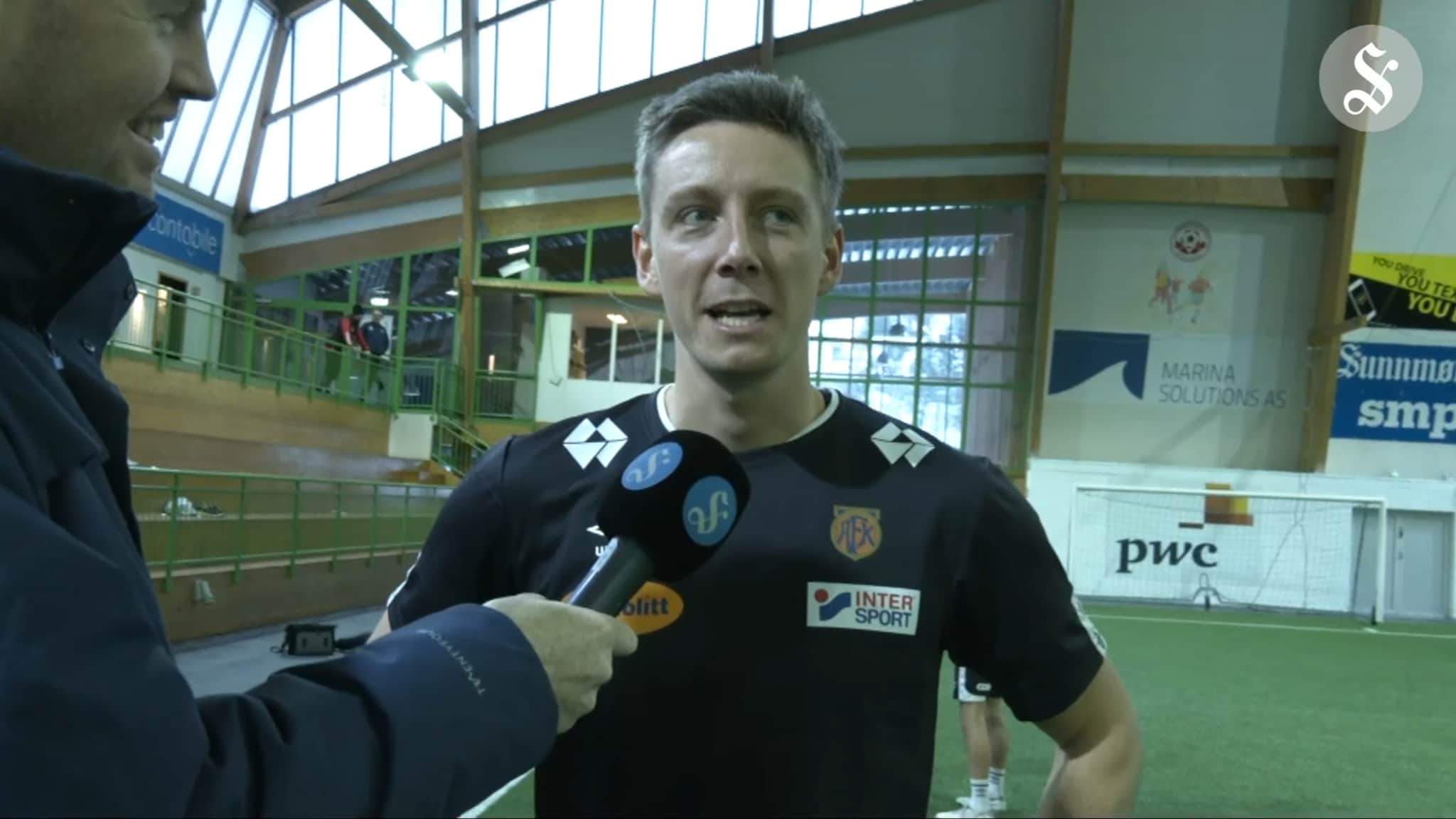 AaFKs første trening i 2025 - Intervju Mathias Kristensen