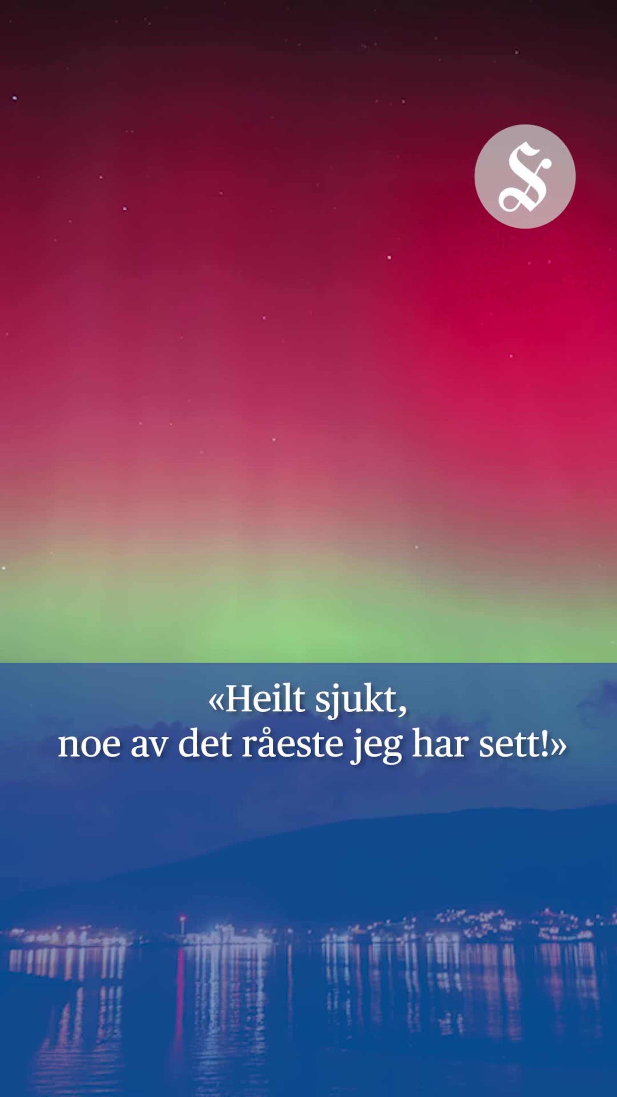 Sjekk dette lysshowet!