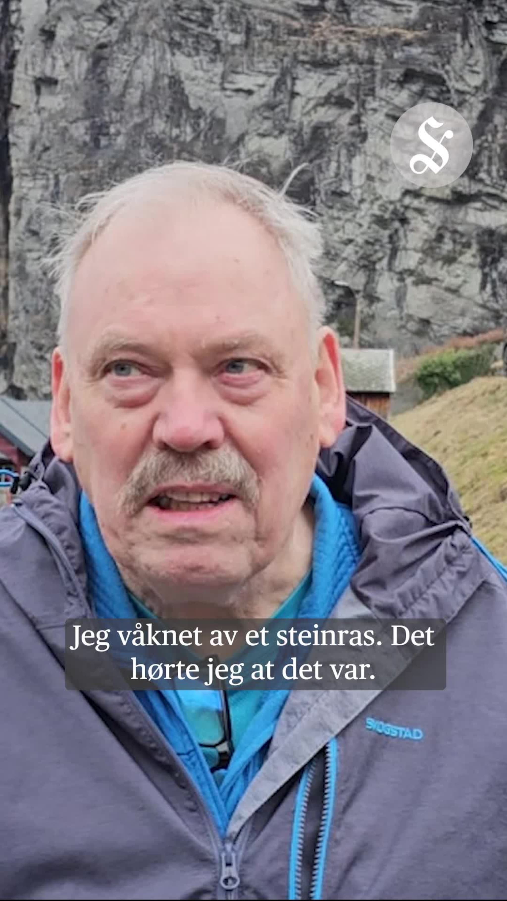 Evakuert etter steinras: – Farligere på Innfartsvegen