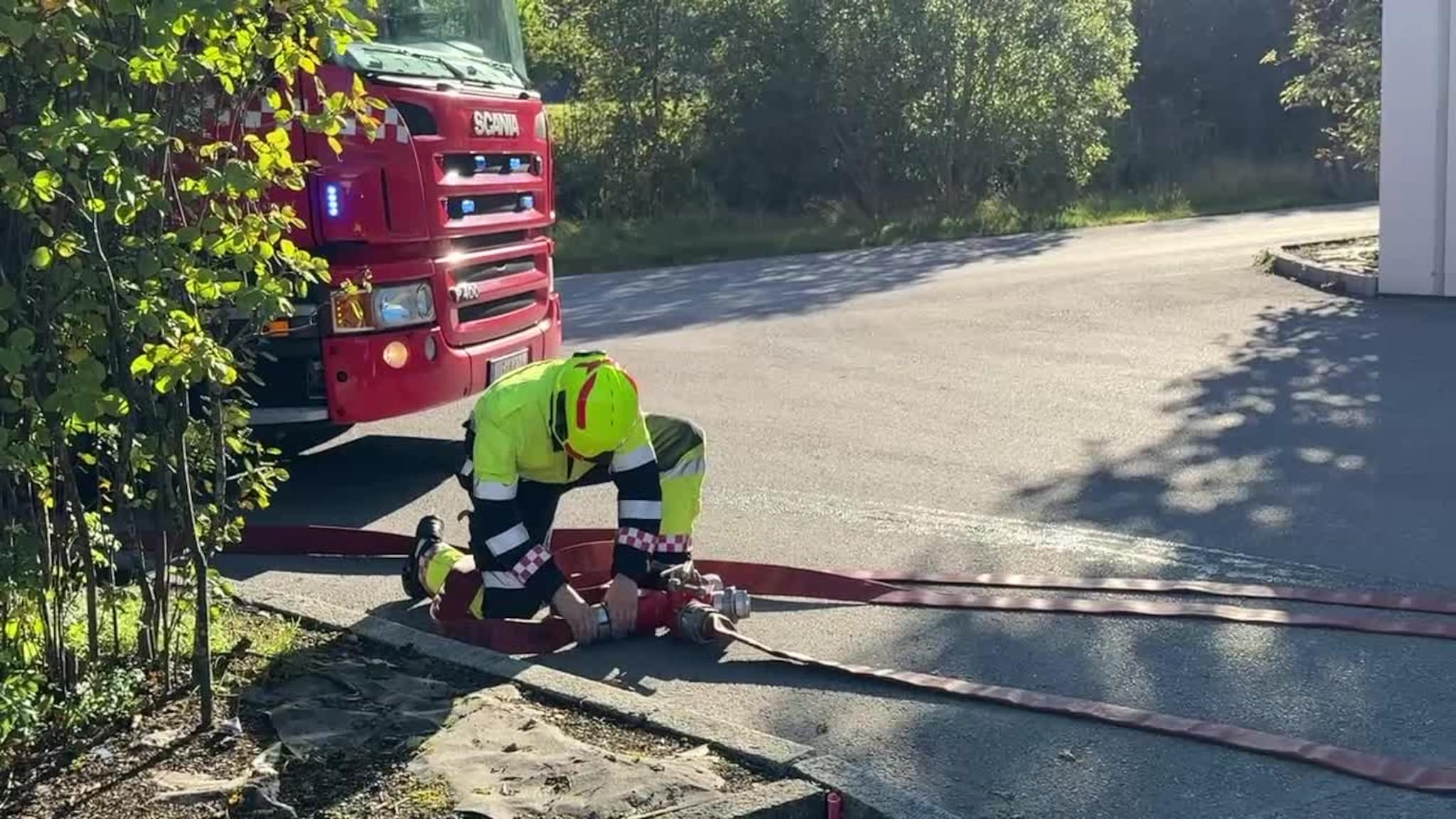 Brann hos bedrift i Ålesund